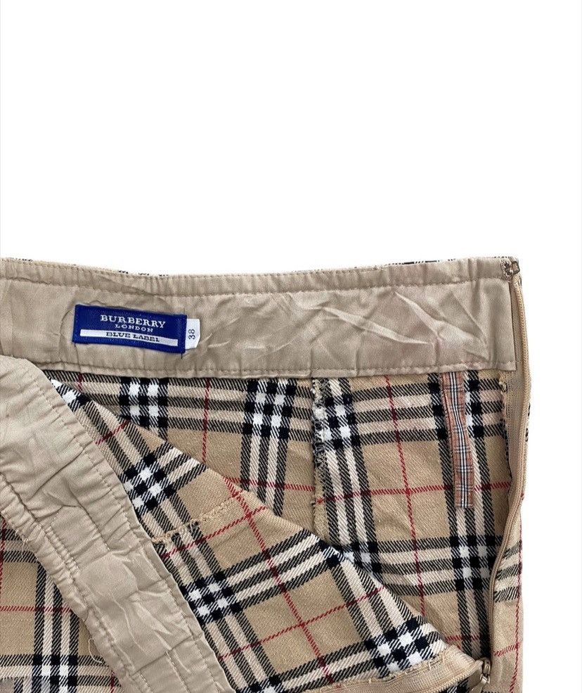 Burberry BURBERRY Skirt Blue Label Vintage Size 26" / US 2 / IT 38 - 4 Thumbnail