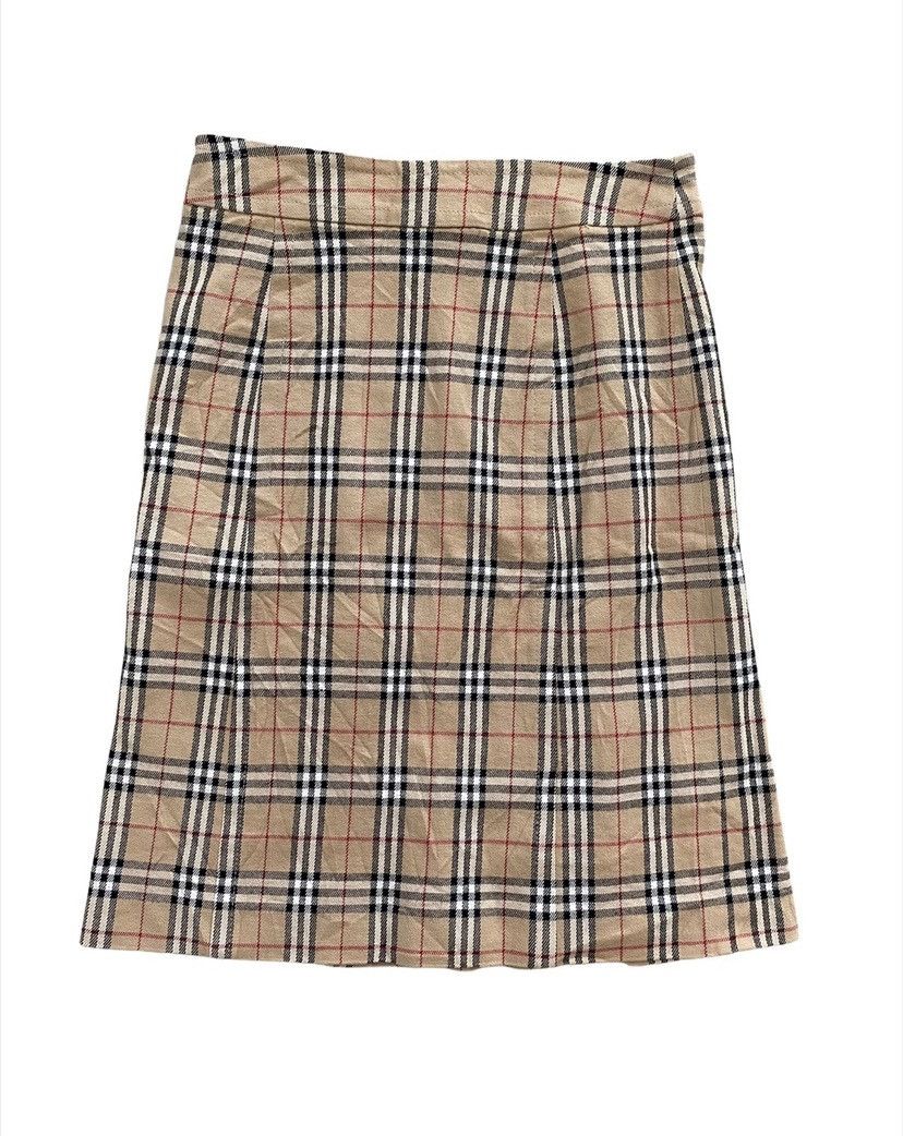 Burberry BURBERRY Skirt Blue Label Vintage Size 26" / US 2 / IT 38 - 3 Thumbnail