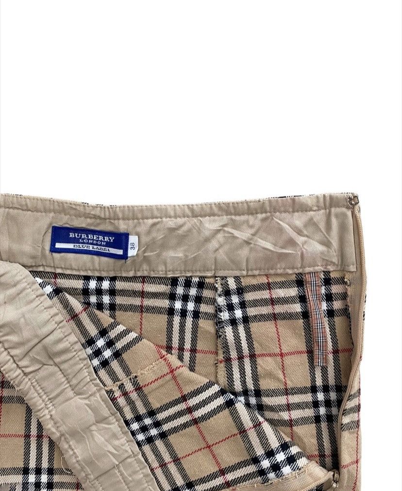 Burberry BURBERRY Skirt Blue Label Vintage Size 26" / US 2 / IT 38 - 8 Thumbnail