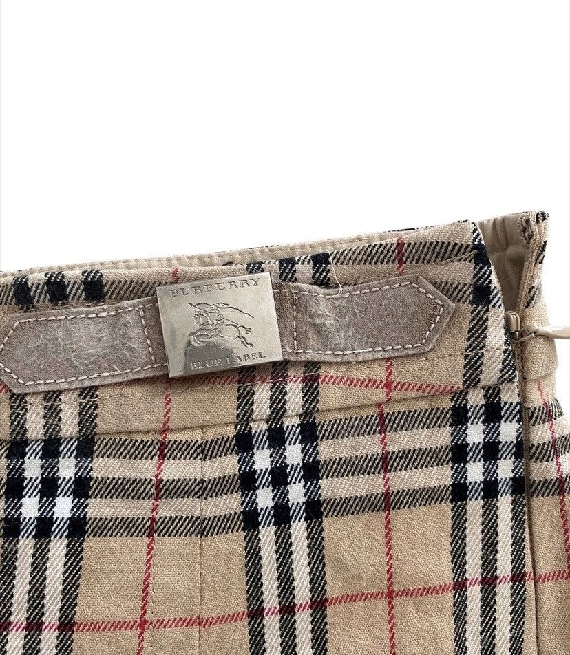 Burberry BURBERRY Skirt Blue Label Vintage Size 26" / US 2 / IT 38 - 5 Thumbnail