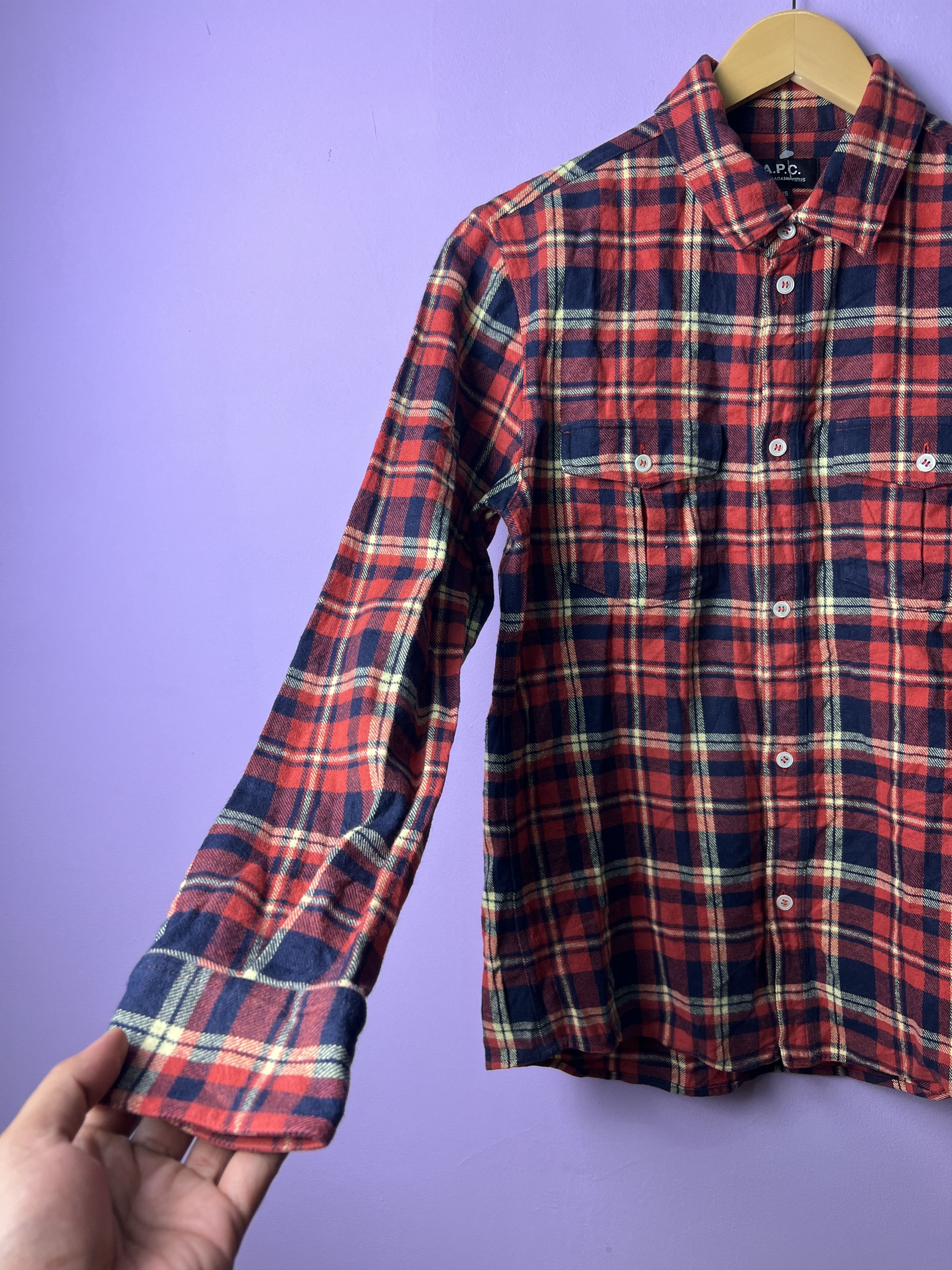A.P.C. 🔥A.P.C Double Pockets Button Flannels Size US S / EU 44-46 / 1 - 10 Thumbnail