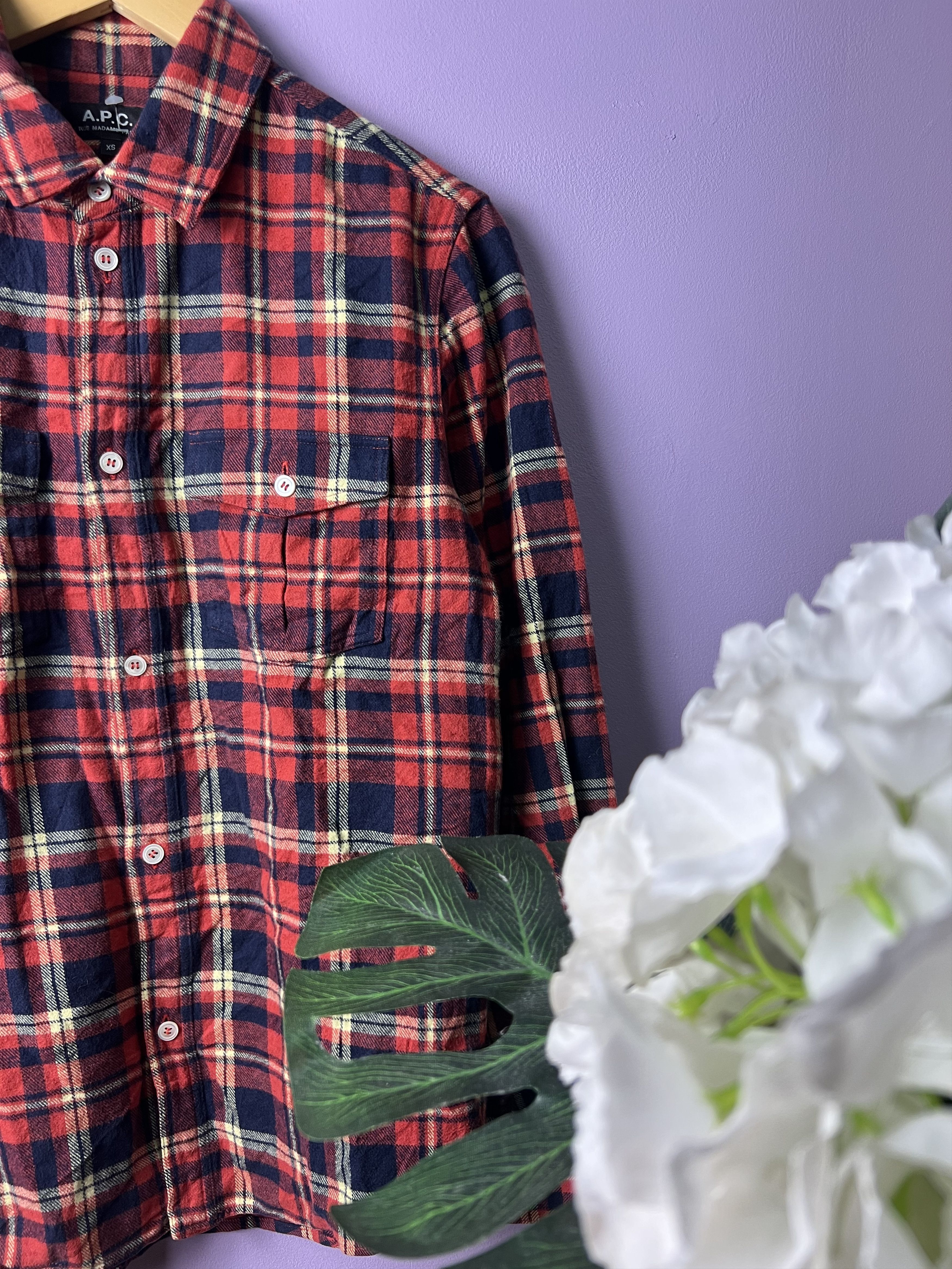 A.P.C. 🔥A.P.C Double Pockets Button Flannels Size US S / EU 44-46 / 1 - 7 Thumbnail