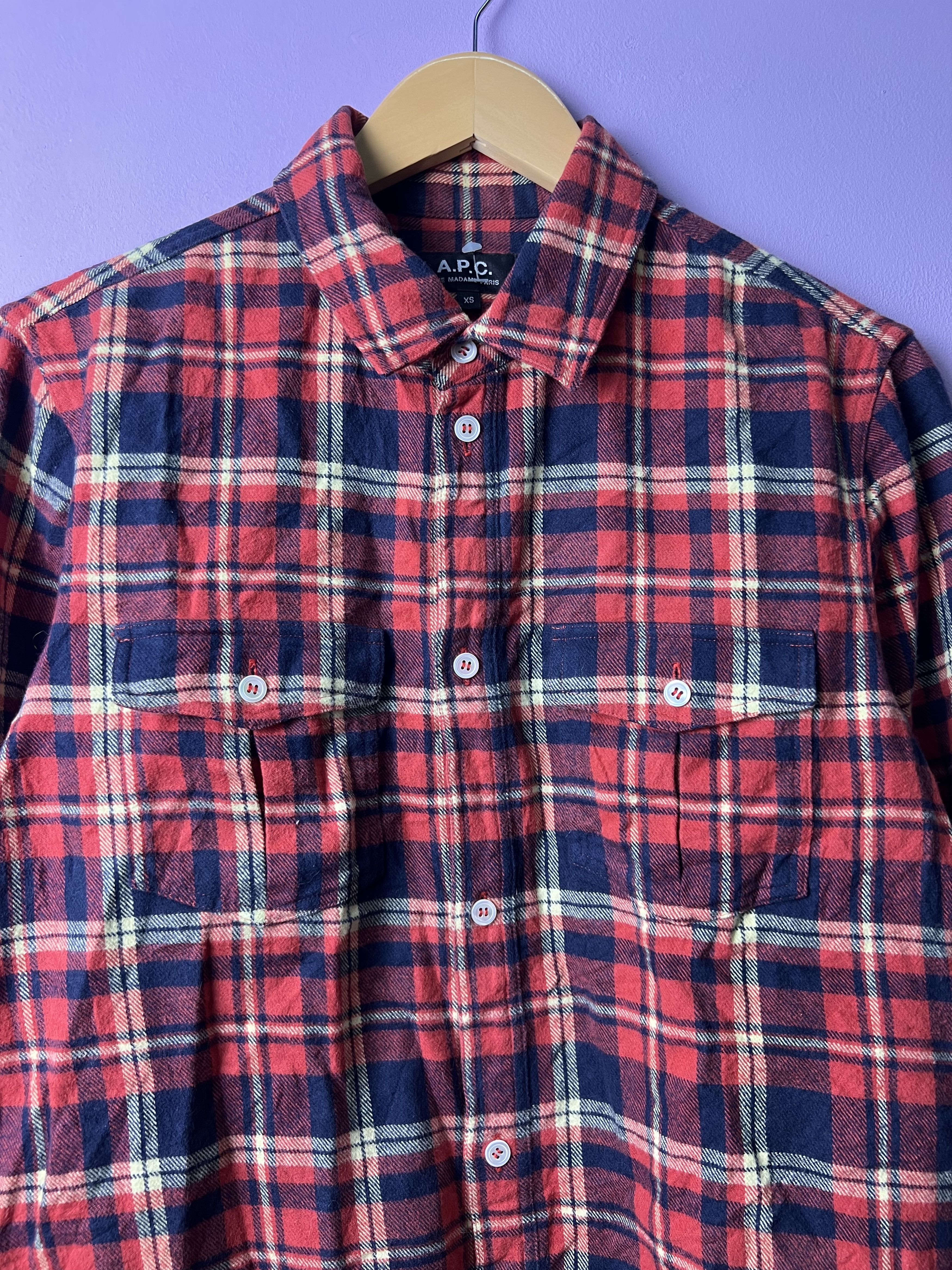 A.P.C. 🔥A.P.C Double Pockets Button Flannels Size US S / EU 44-46 / 1 - 4 Thumbnail