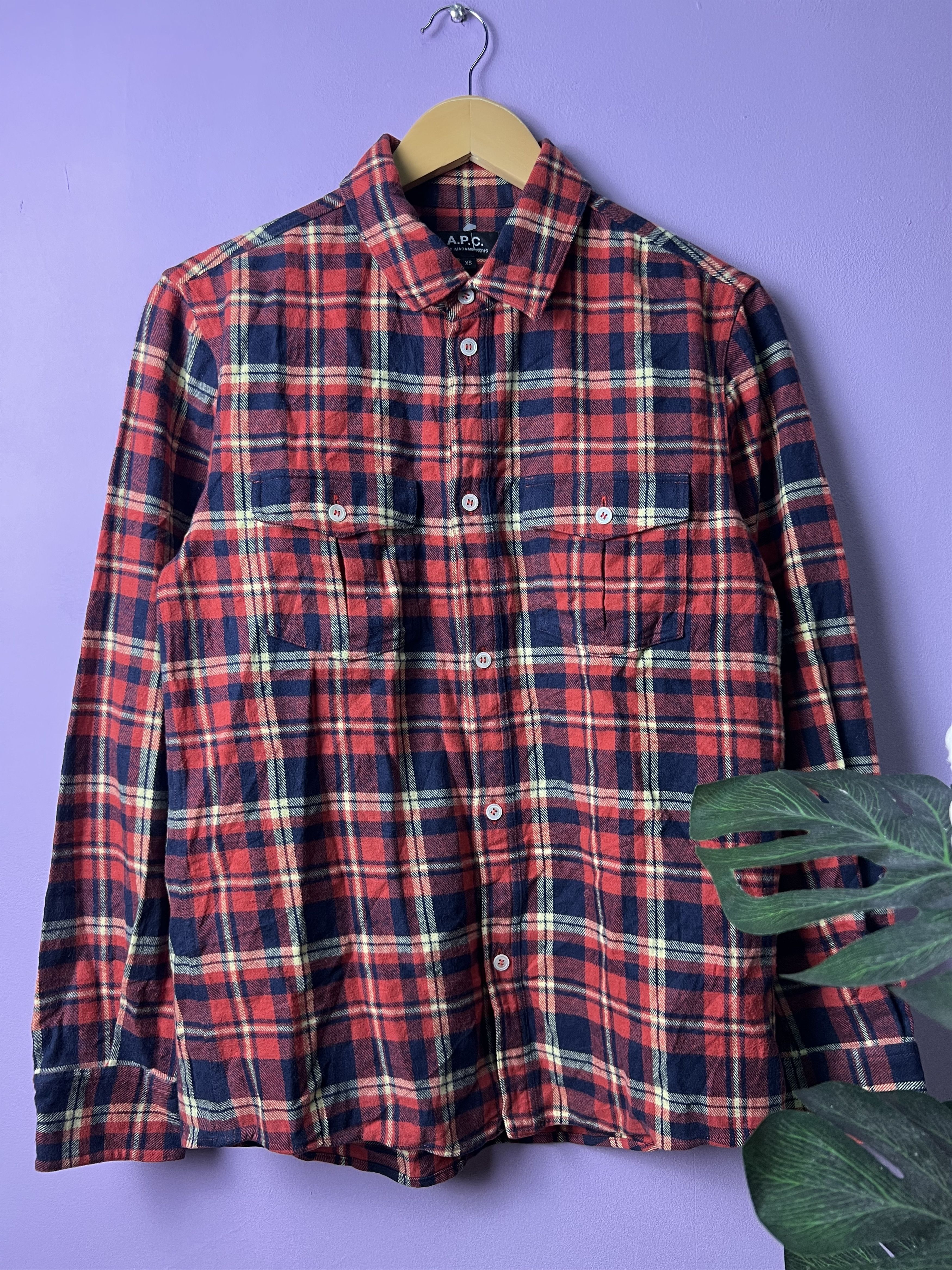 A.P.C. 🔥A.P.C Double Pockets Button Flannels Size US S / EU 44-46 / 1 - 2 Thumbnail