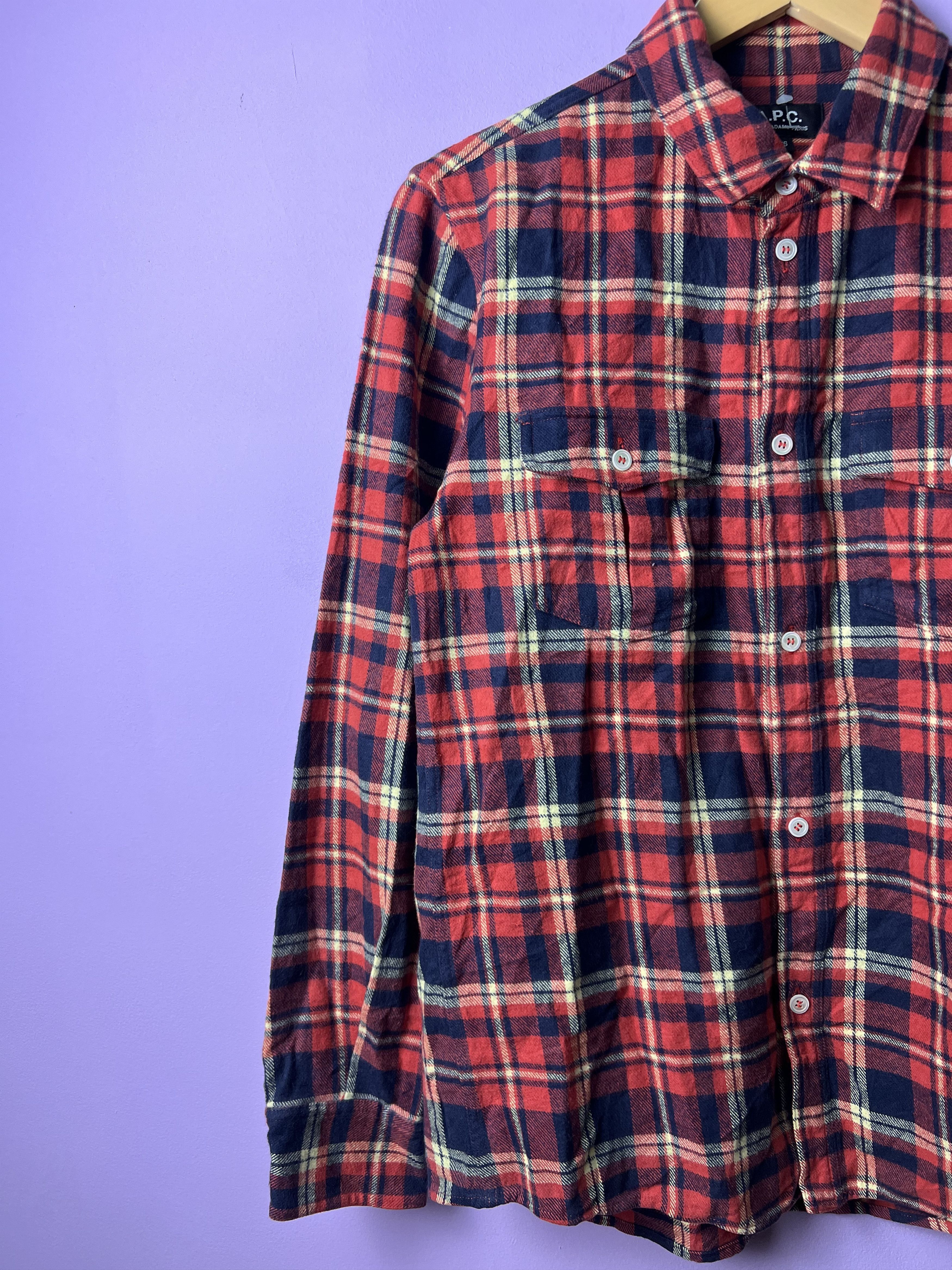A.P.C. 🔥A.P.C Double Pockets Button Flannels Size US S / EU 44-46 / 1 - 6 Thumbnail