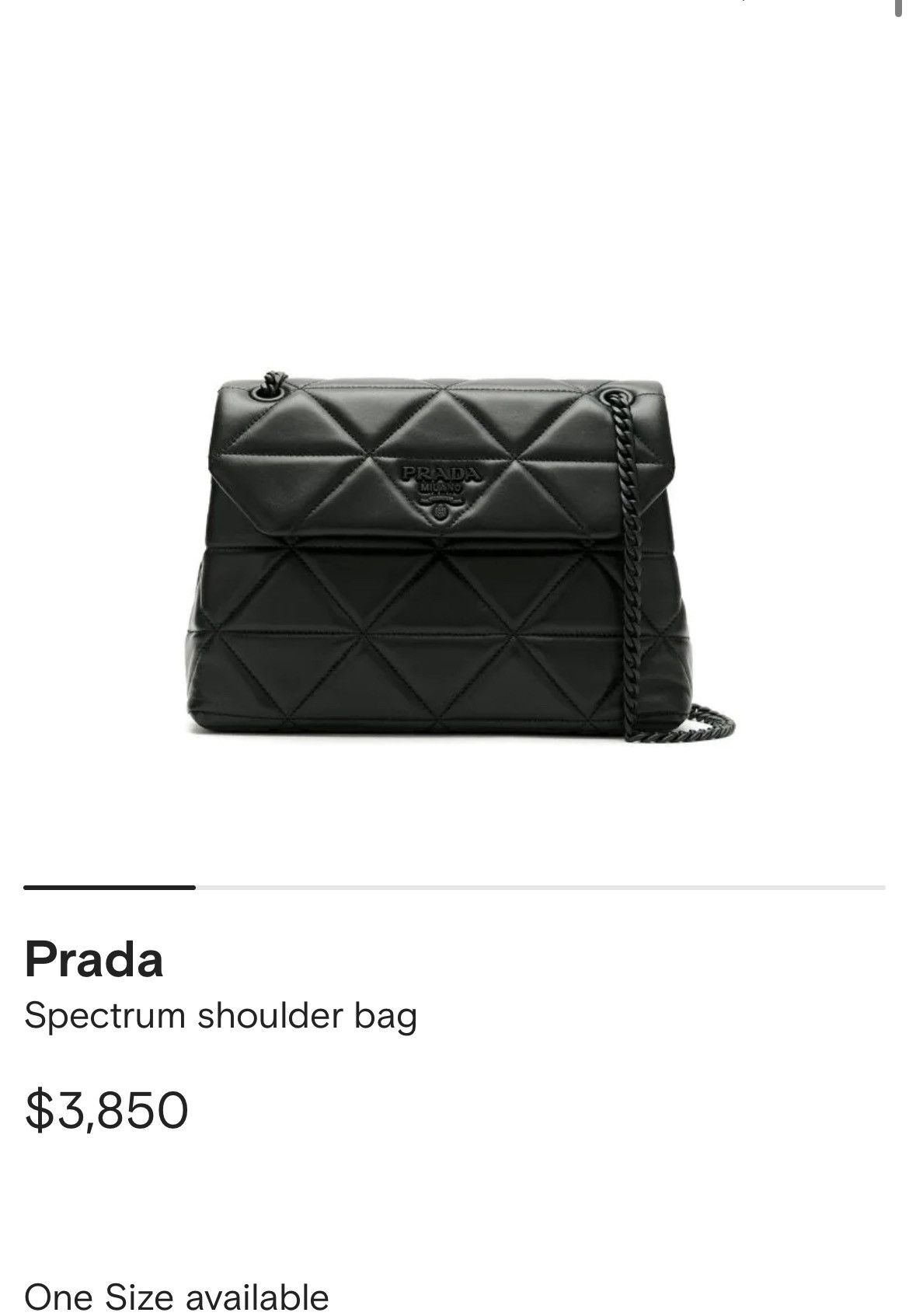 Prada spectrum shoulder bad