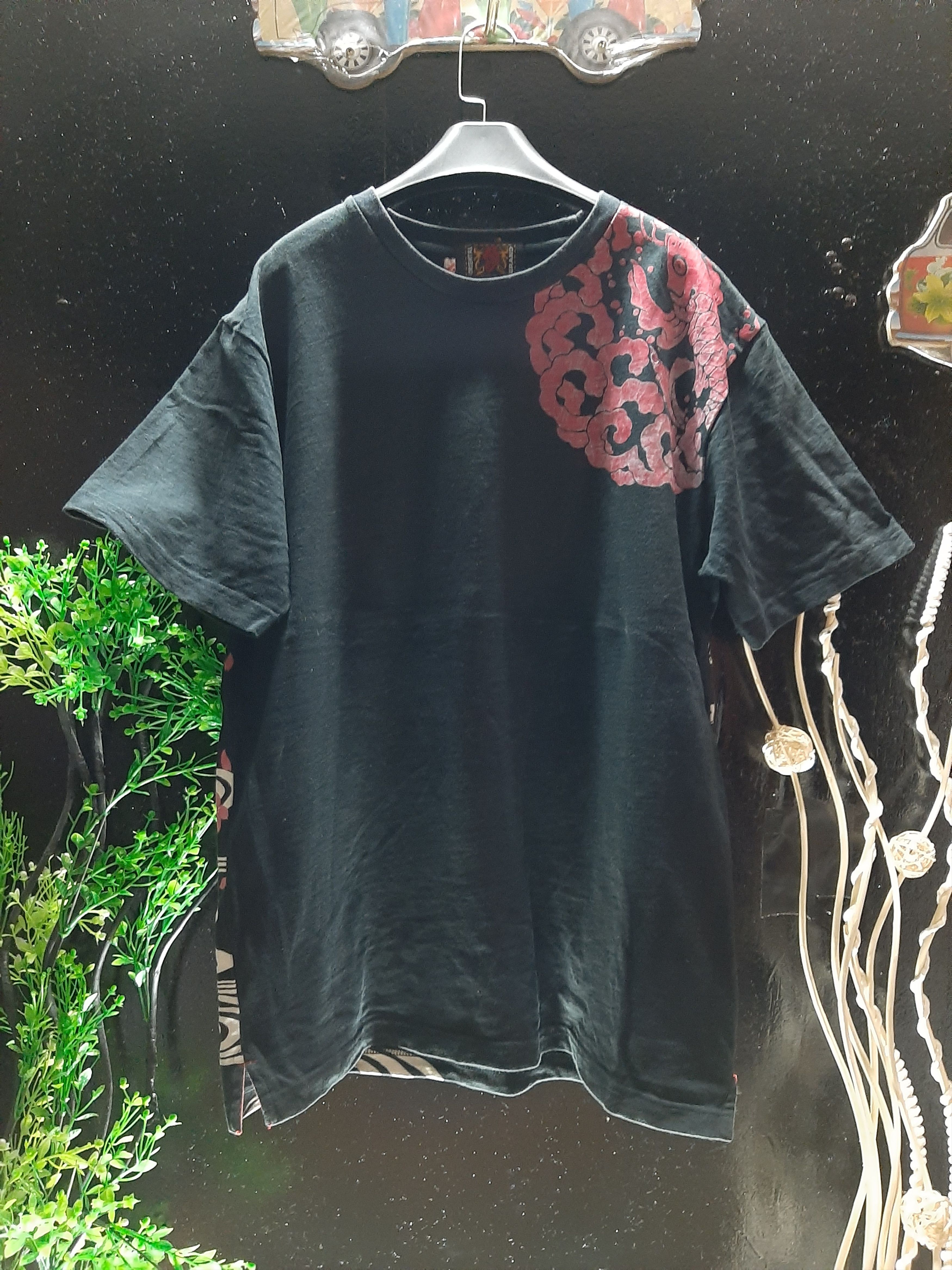 Japanese Brand SUKAJAN KOI FISH EMBROIDERY SAKURA FLOWER NICE FULL DESIGN Size US L / EU 52-54 / 3 - 4 Thumbnail