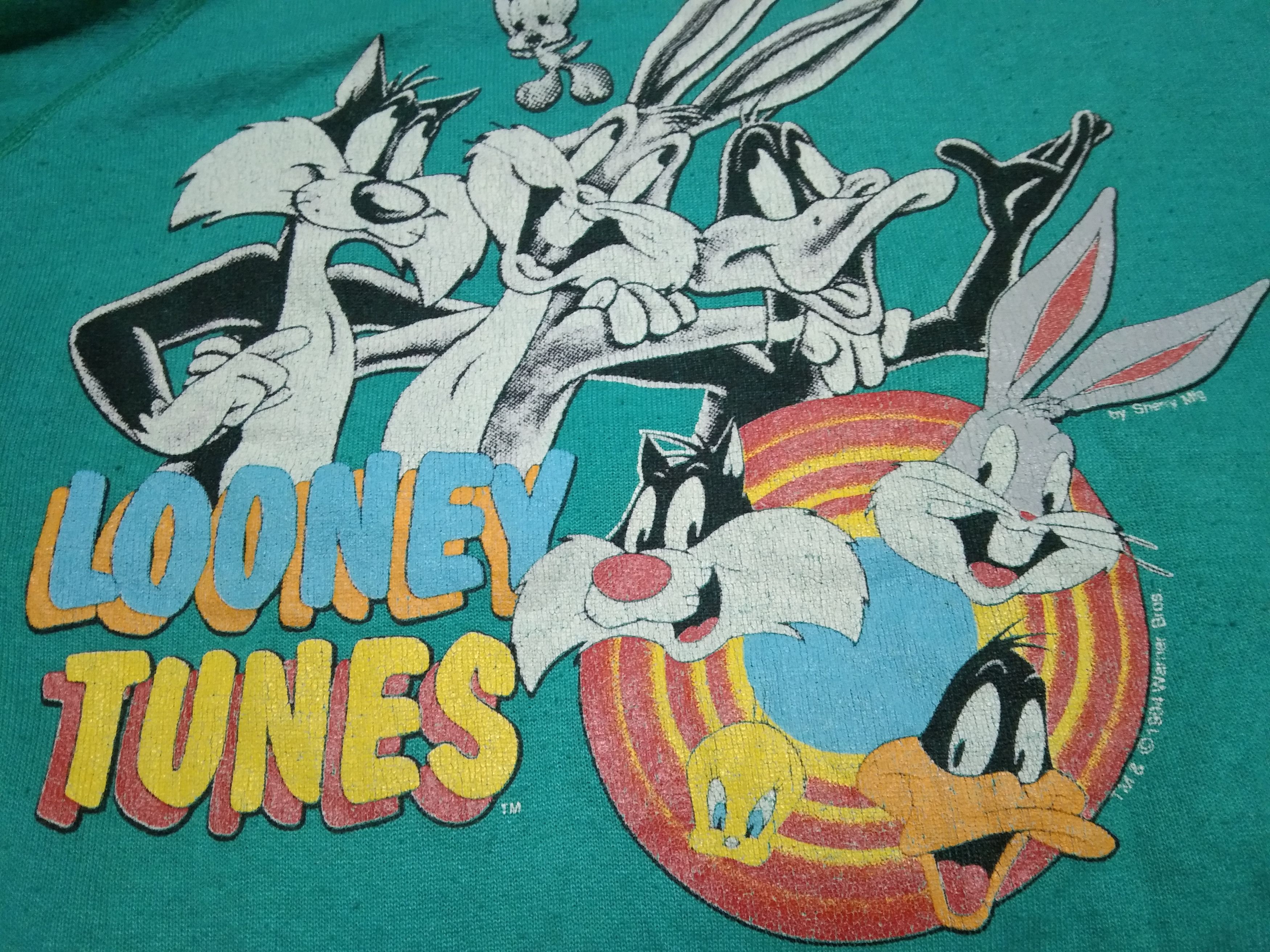 Vintage × Warner Bros VINTAGE 1994 LOONEY TUNES CREWNECK SWEATSHIRT (distressed) Size US XL / EU 56 / 4 - 2 Thumbnail