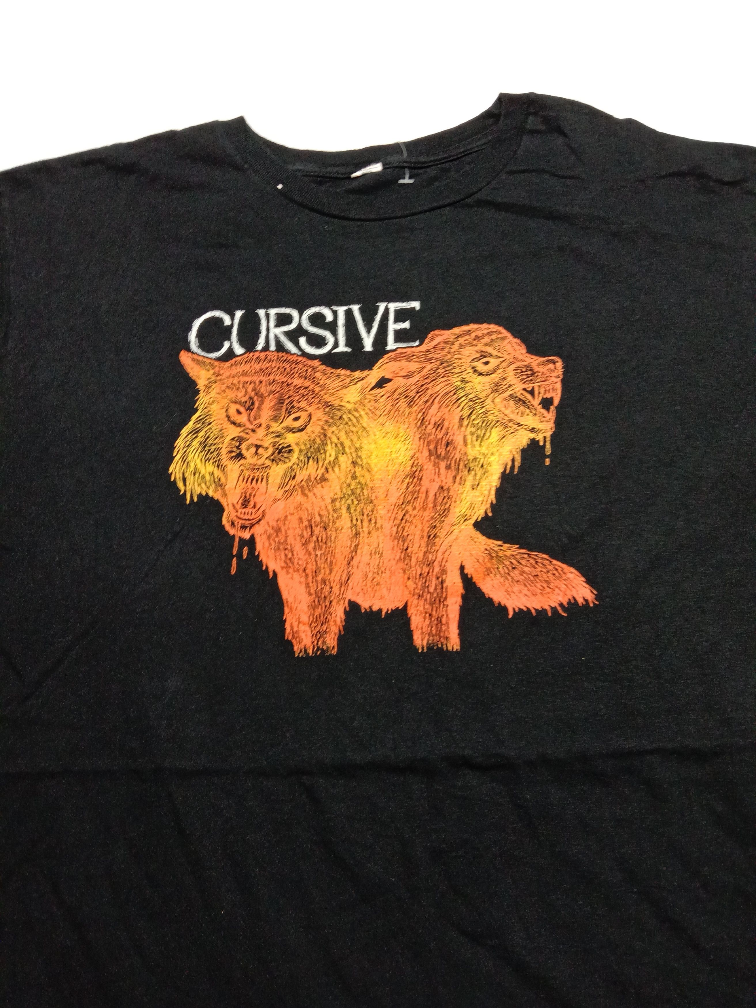 Band Tees Cursive Big Wolf Art Tee Band Indie Rock Size US L / EU 52-54 / 3 - 3 Thumbnail