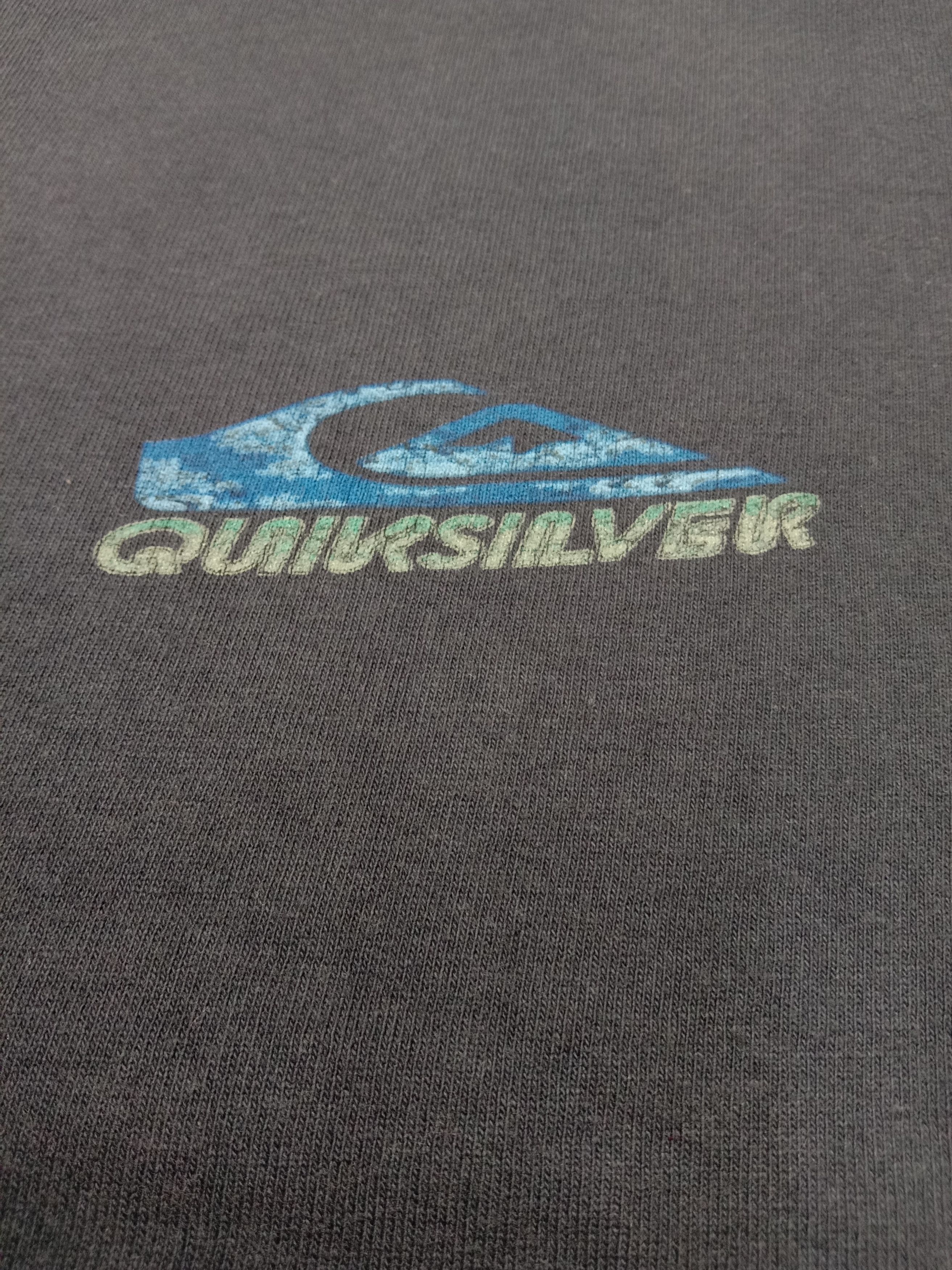 Quicksilver QuickSilver Navy Blue Shirt Big Logo Made In USA Size US XL / EU 56 / 4 - 4 Thumbnail