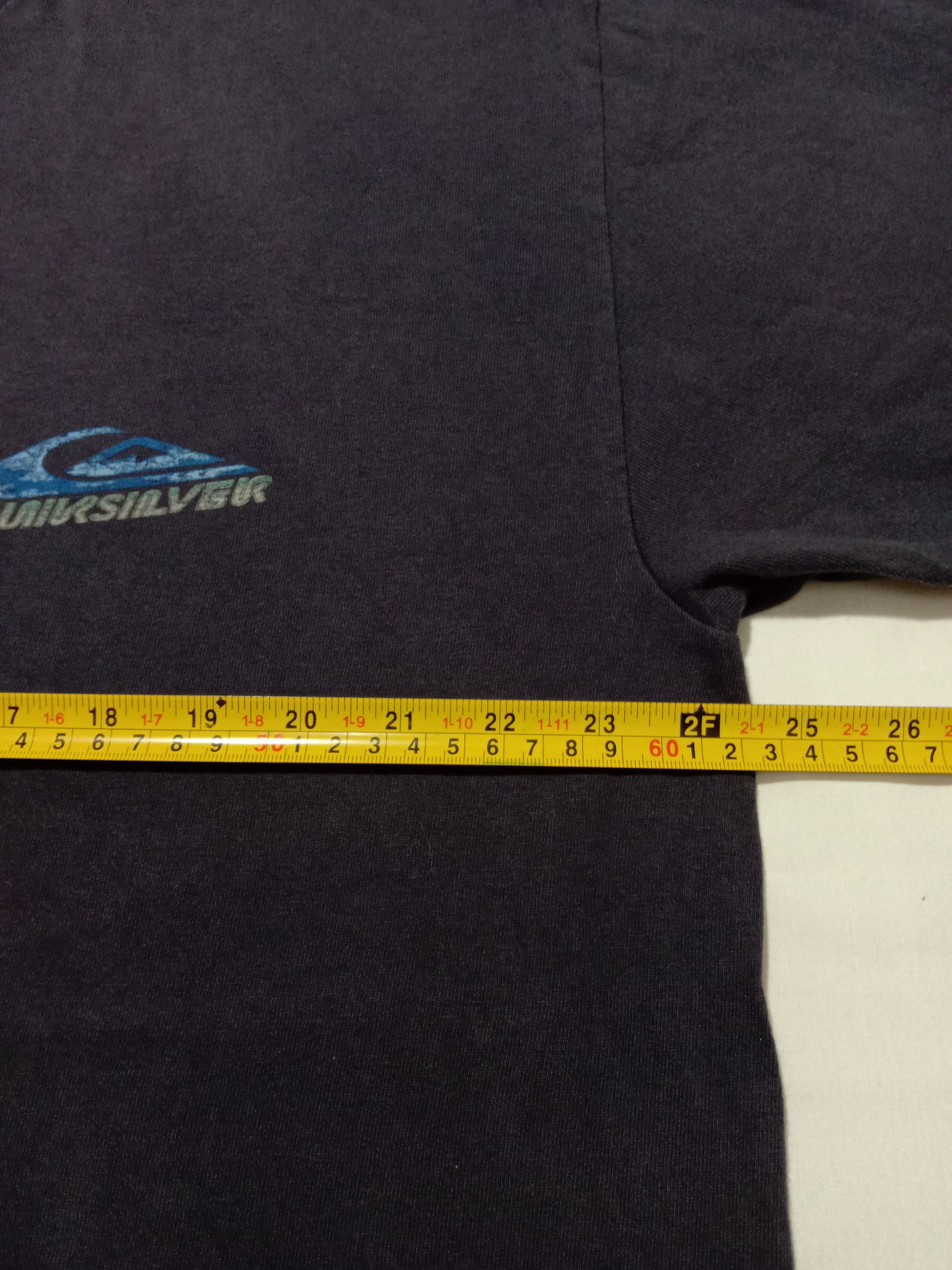 Quicksilver QuickSilver Navy Blue Shirt Big Logo Made In USA Size US XL / EU 56 / 4 - 7 Thumbnail