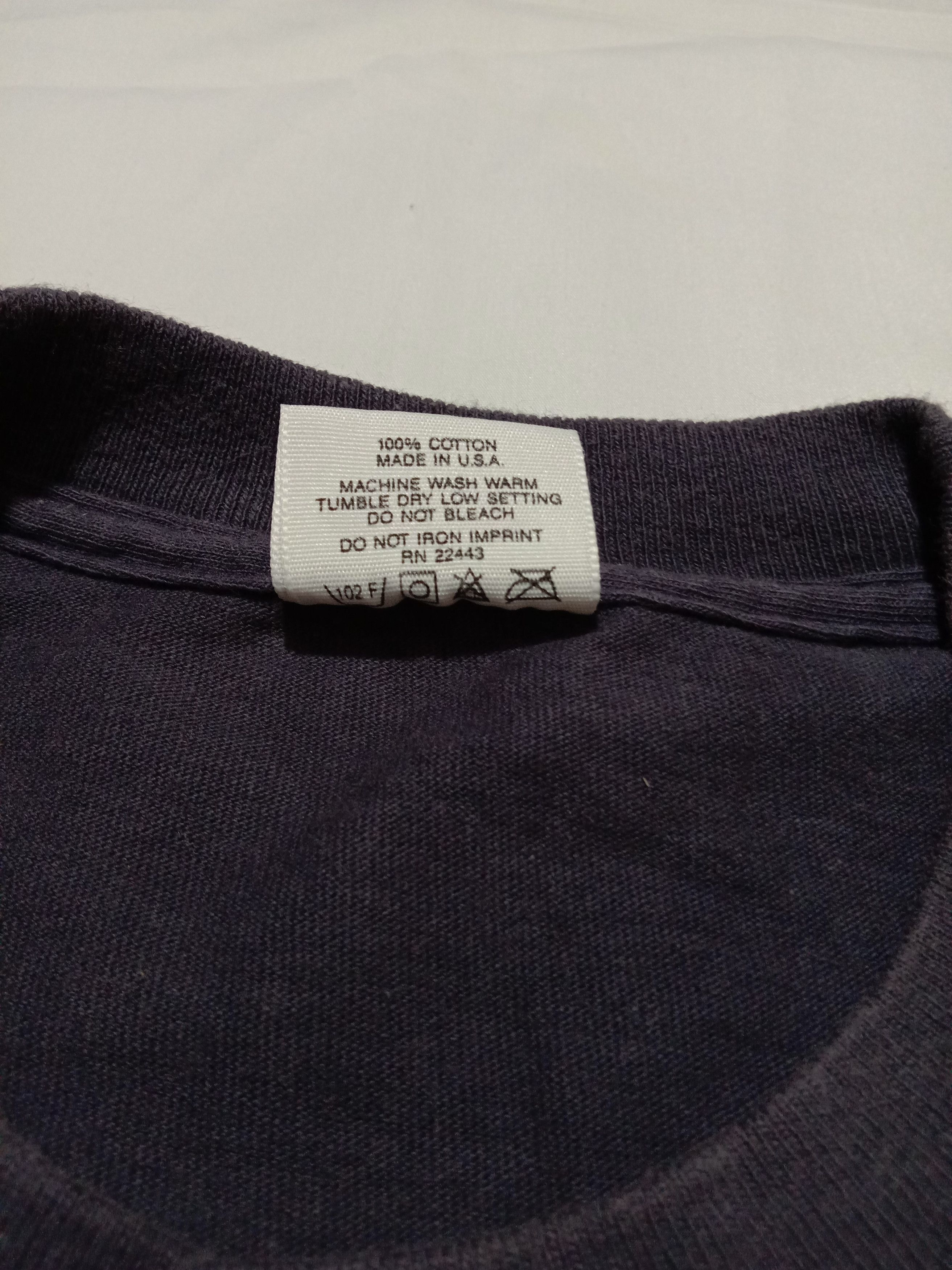 Quicksilver QuickSilver Navy Blue Shirt Big Logo Made In USA Size US XL / EU 56 / 4 - 6 Thumbnail