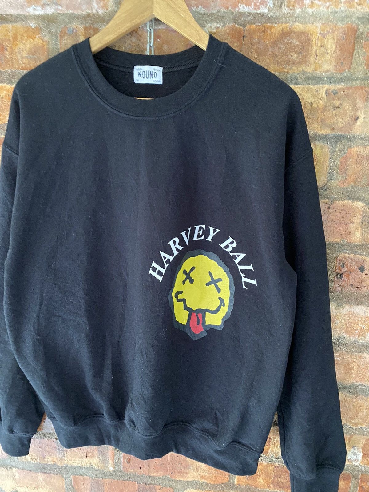 Japanese Brand 2000s Nouno Japan Smile emoji Poem sweatshirt kapital Size US M / EU 48-50 / 2 - 3 Thumbnail
