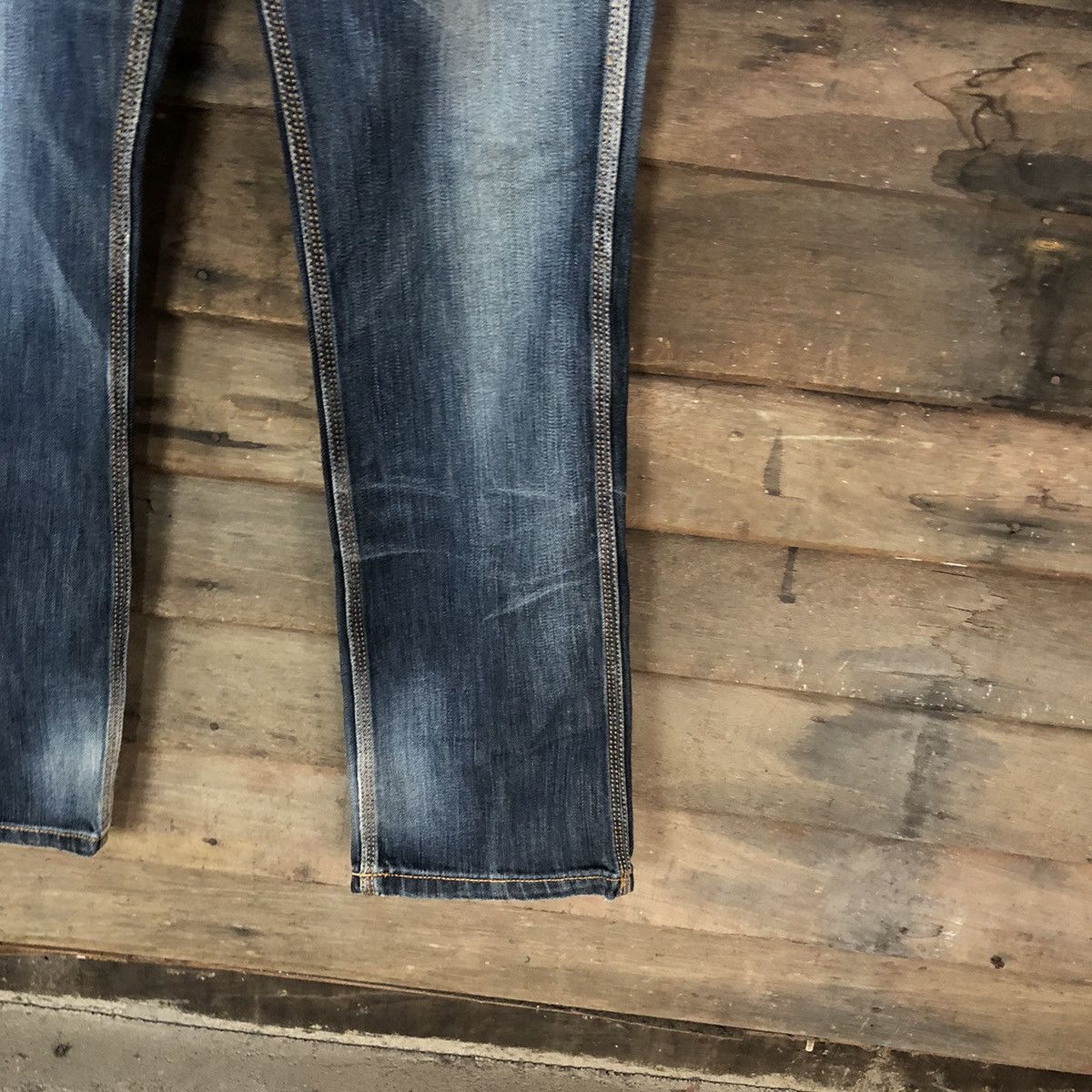 Japanese Brand Audience II Blue Distressed Denim Pants #112B Size US 29 - 7 Thumbnail