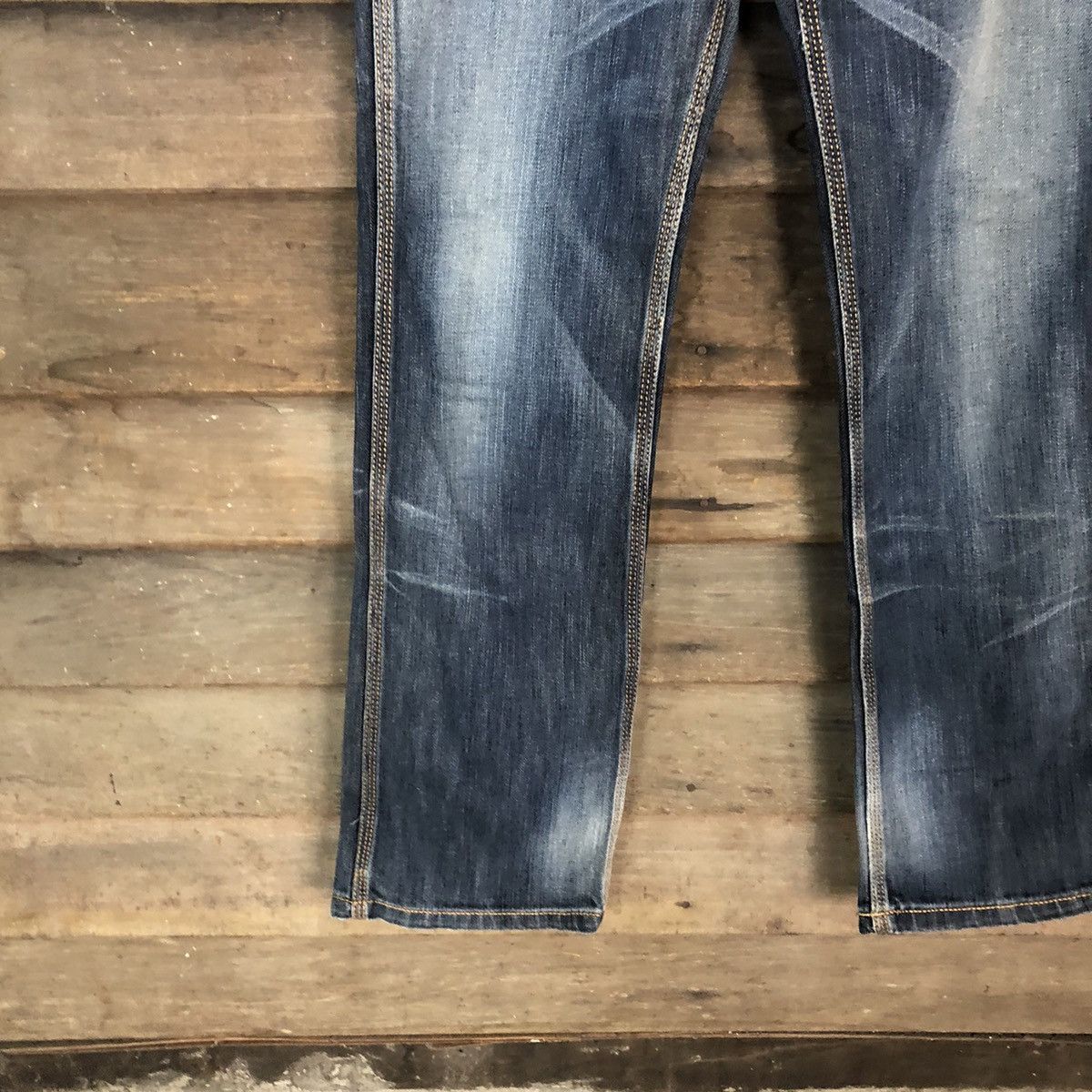 Japanese Brand Audience II Blue Distressed Denim Pants #112B Size US 29 - 6 Thumbnail