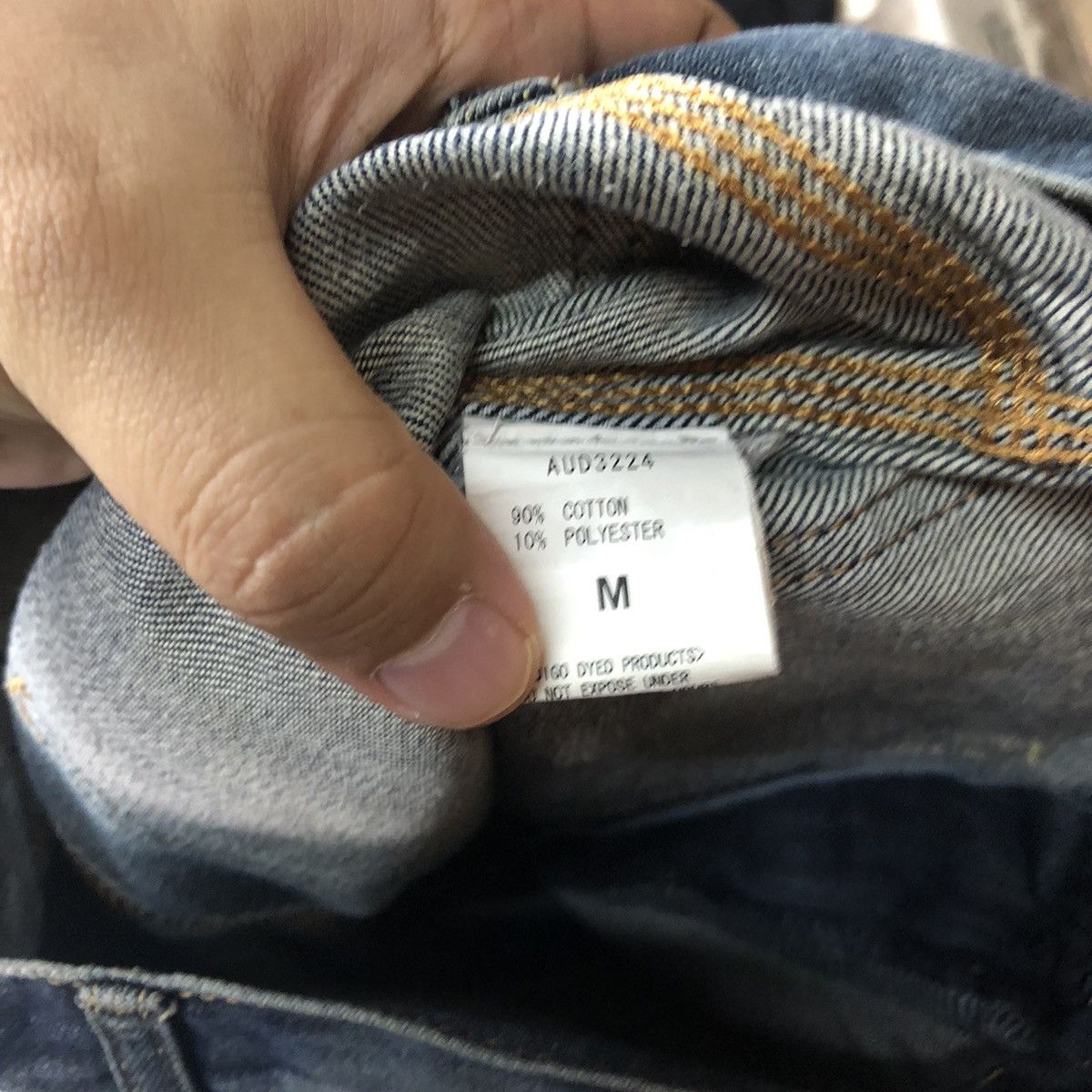Japanese Brand Audience II Blue Distressed Denim Pants #112B Size US 29 - 16 Thumbnail