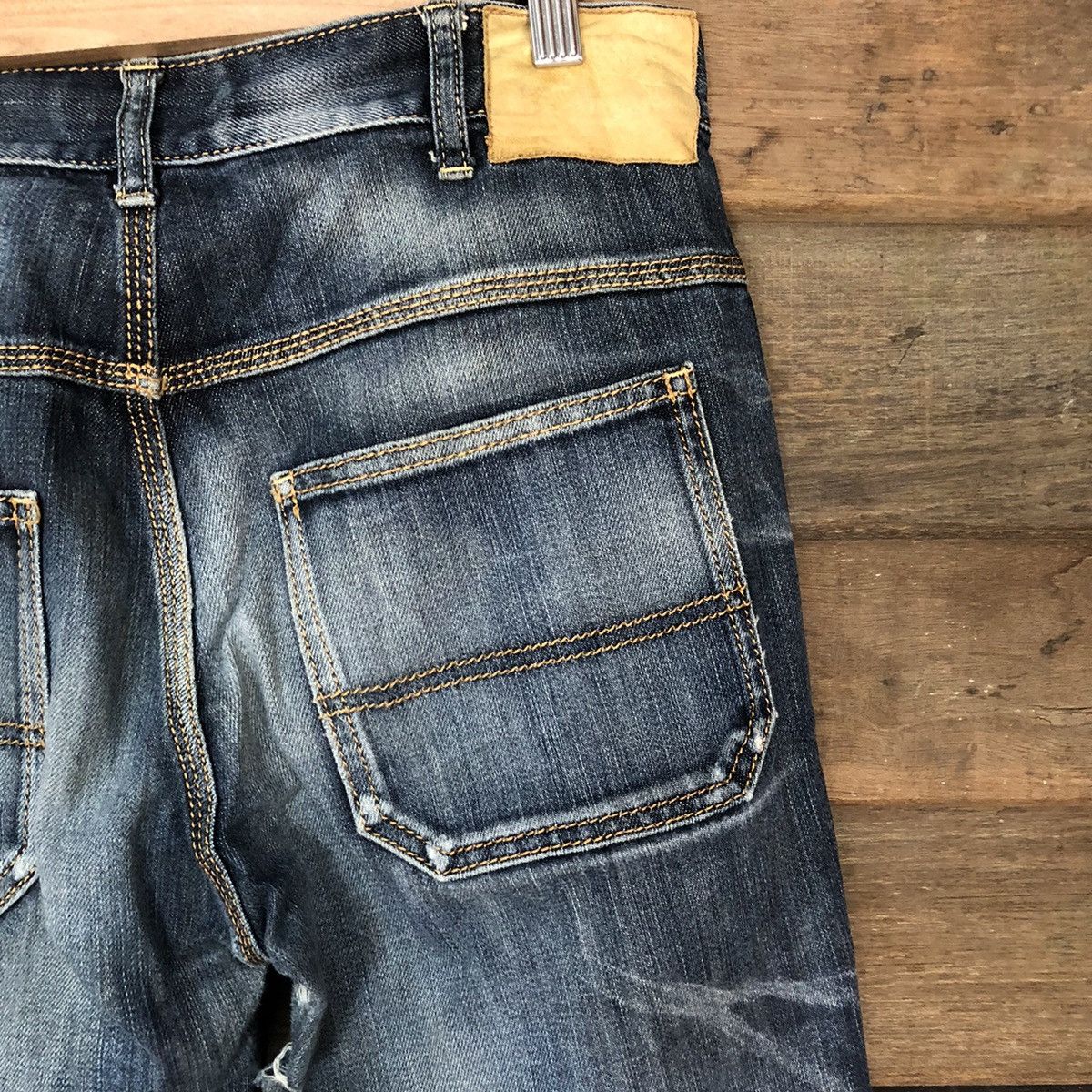 Japanese Brand Audience II Blue Distressed Denim Pants #112B Size US 29 - 12 Thumbnail