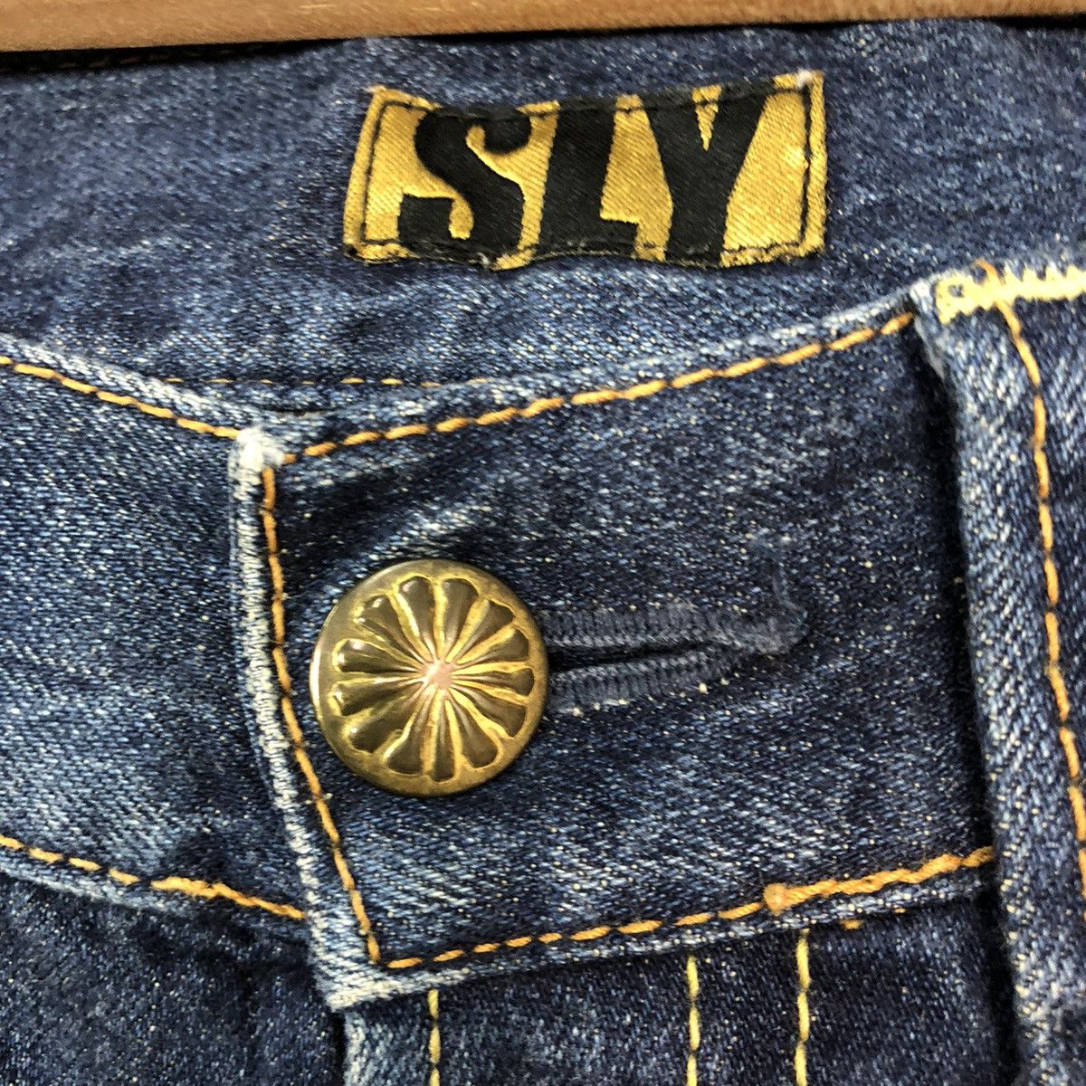 Japanese Brand Sly Blue japan distressed Denim Jeans Pants #5753 Size 30" / US 8 / IT 44 - 7 Thumbnail