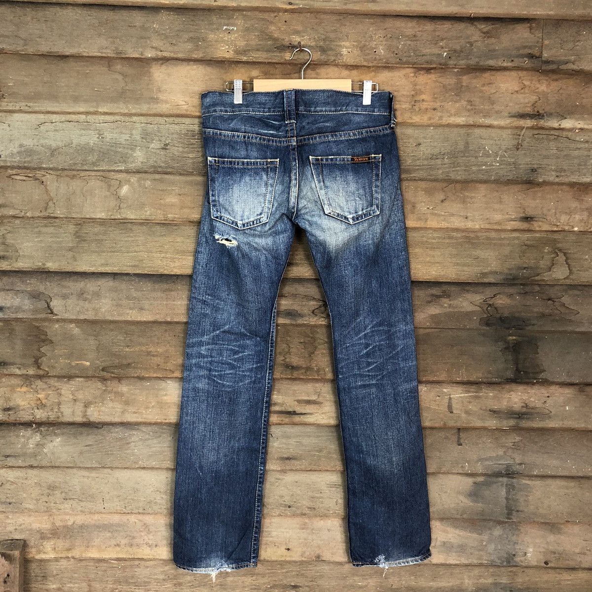Japanese Brand Sly Blue japan distressed Denim Jeans Pants #5753 Size 30" / US 8 / IT 44 - 9 Thumbnail