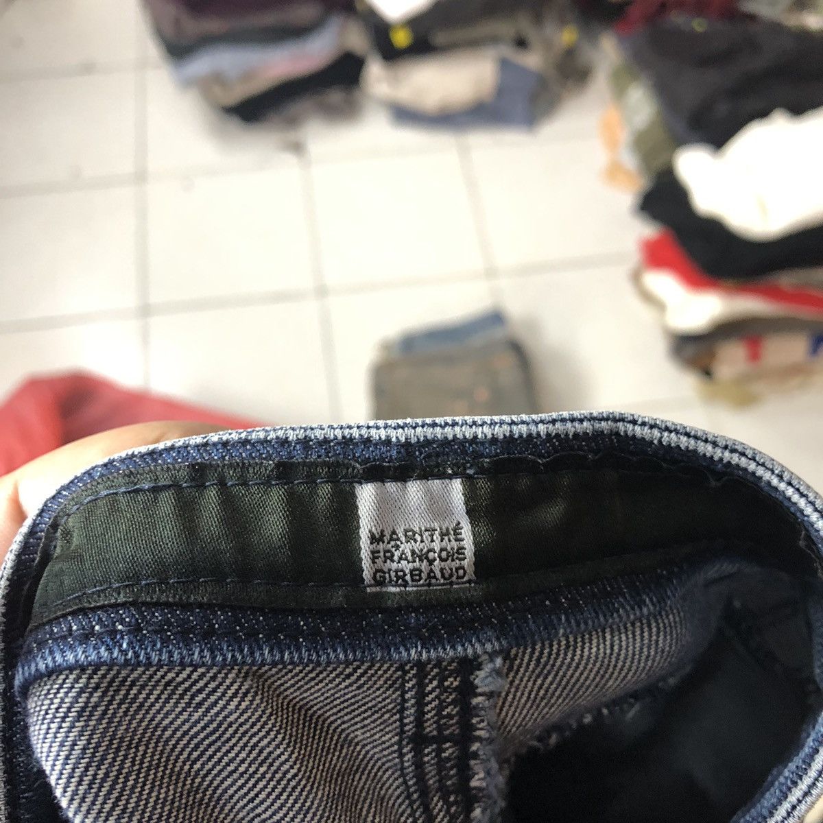 Marithe + Francois Girbaud Marithe Francois Girbaund Blue Denim Pants #113B Size 29" - 14 Thumbnail