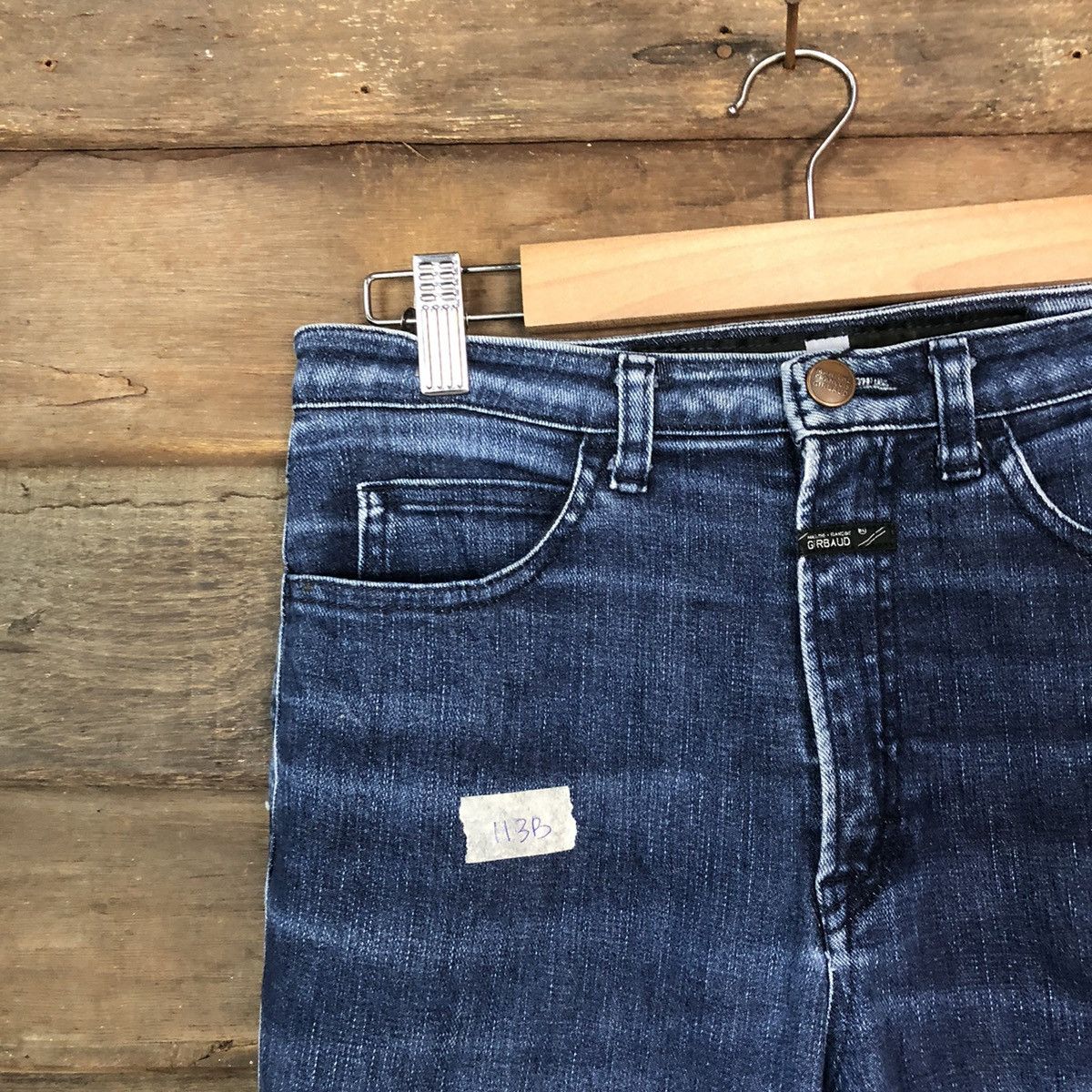 Marithe + Francois Girbaud Marithe Francois Girbaund Blue Denim Pants #113B Size 29" - 4 Thumbnail