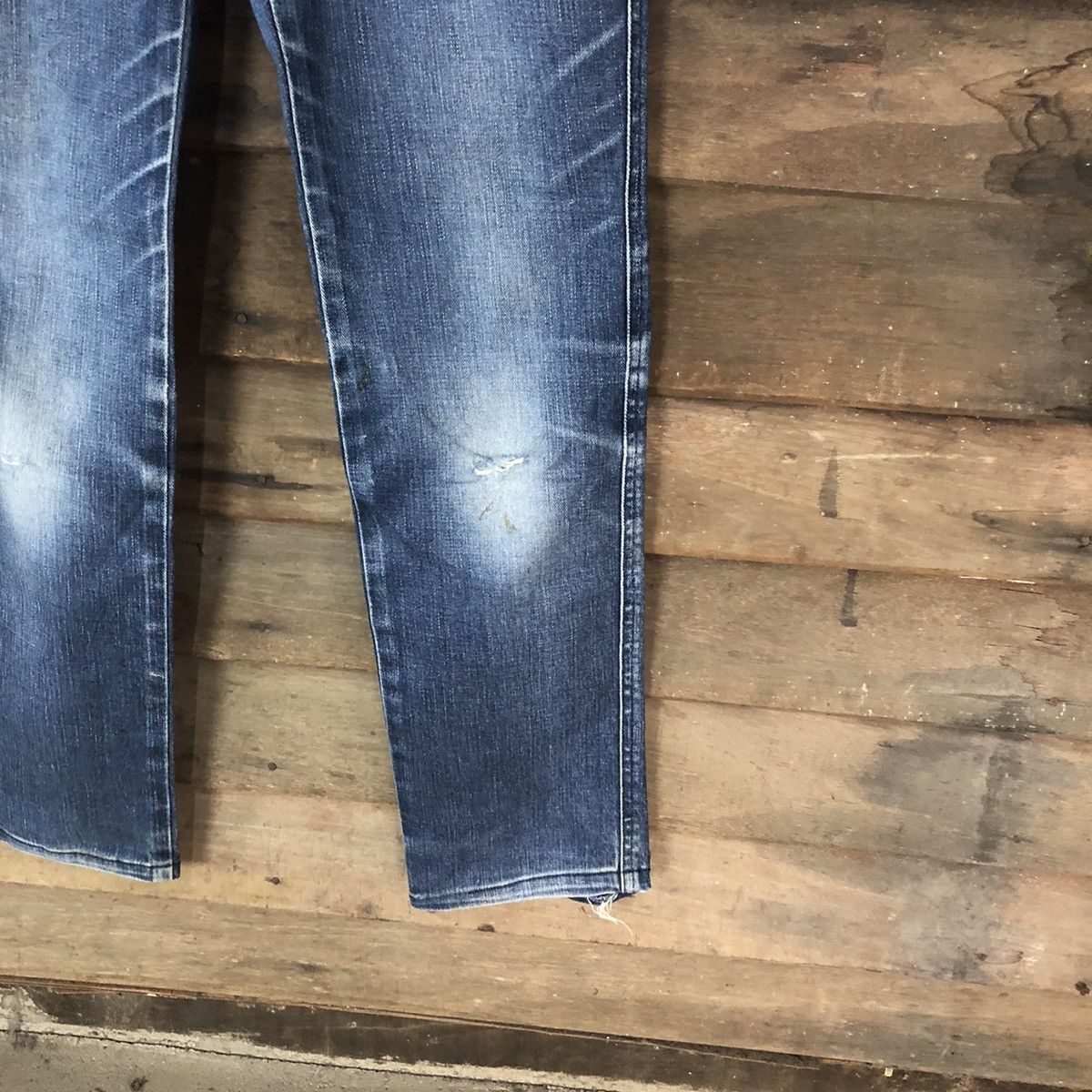 Marithe + Francois Girbaud Marithe Francois Girbaund Blue Denim Pants #113B Size 29" - 7 Thumbnail