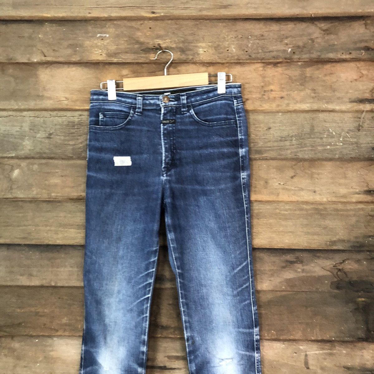 Marithe + Francois Girbaud Marithe Francois Girbaund Blue Denim Pants #113B Size 29" - 2 Thumbnail
