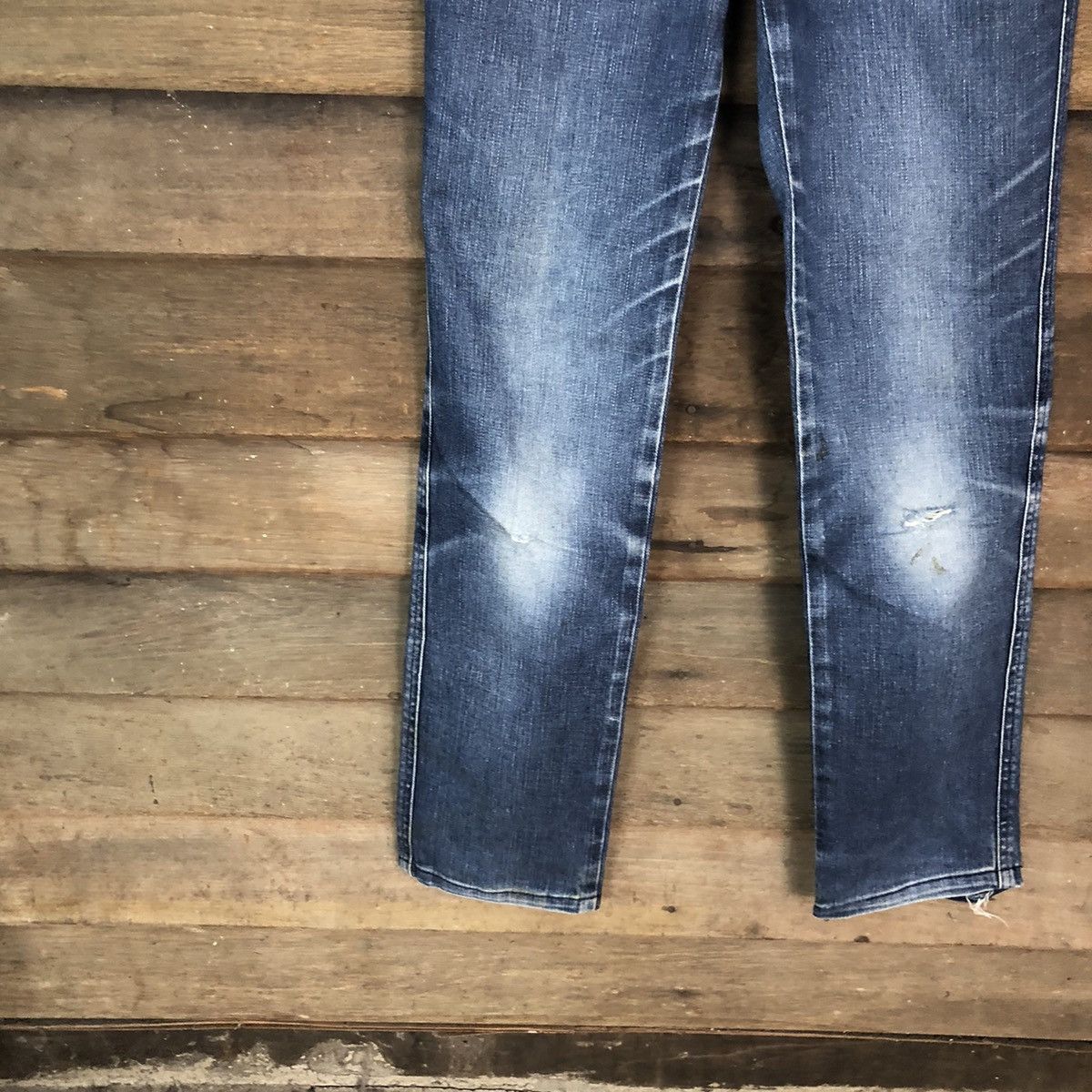 Marithe + Francois Girbaud Marithe Francois Girbaund Blue Denim Pants #113B Size 29" - 6 Thumbnail