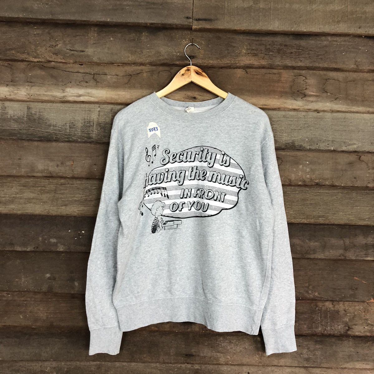 Peanuts × Uniqlo × Vintage Uniqlo x Peanuts Grey Sweatshirt #5593 Size US M / EU 48-50 / 2 - 3 Thumbnail