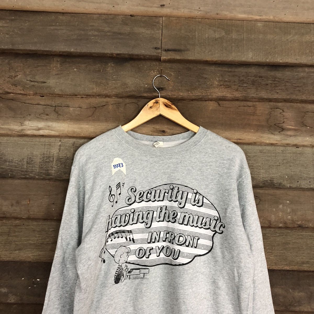 Peanuts × Uniqlo × Vintage Uniqlo x Peanuts Grey Sweatshirt #5593 Size US M / EU 48-50 / 2 - 9 Thumbnail