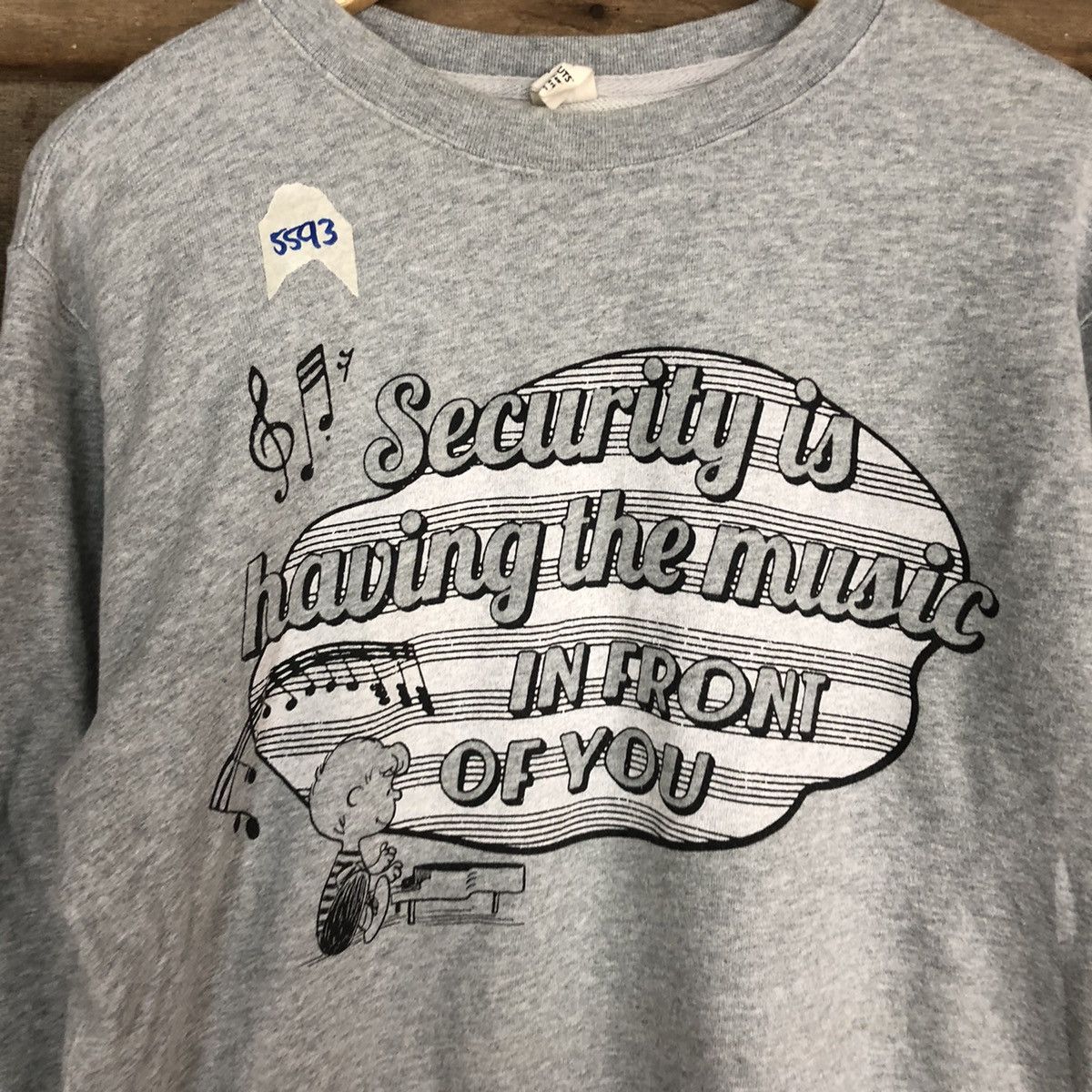 Peanuts × Uniqlo × Vintage Uniqlo x Peanuts Grey Sweatshirt #5593 Size US M / EU 48-50 / 2 - 10 Thumbnail