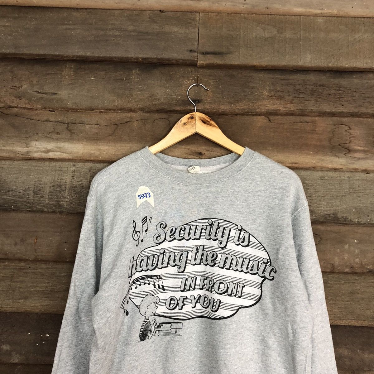 Peanuts × Uniqlo × Vintage Uniqlo x Peanuts Grey Sweatshirt #5593 Size US M / EU 48-50 / 2 - 2 Thumbnail