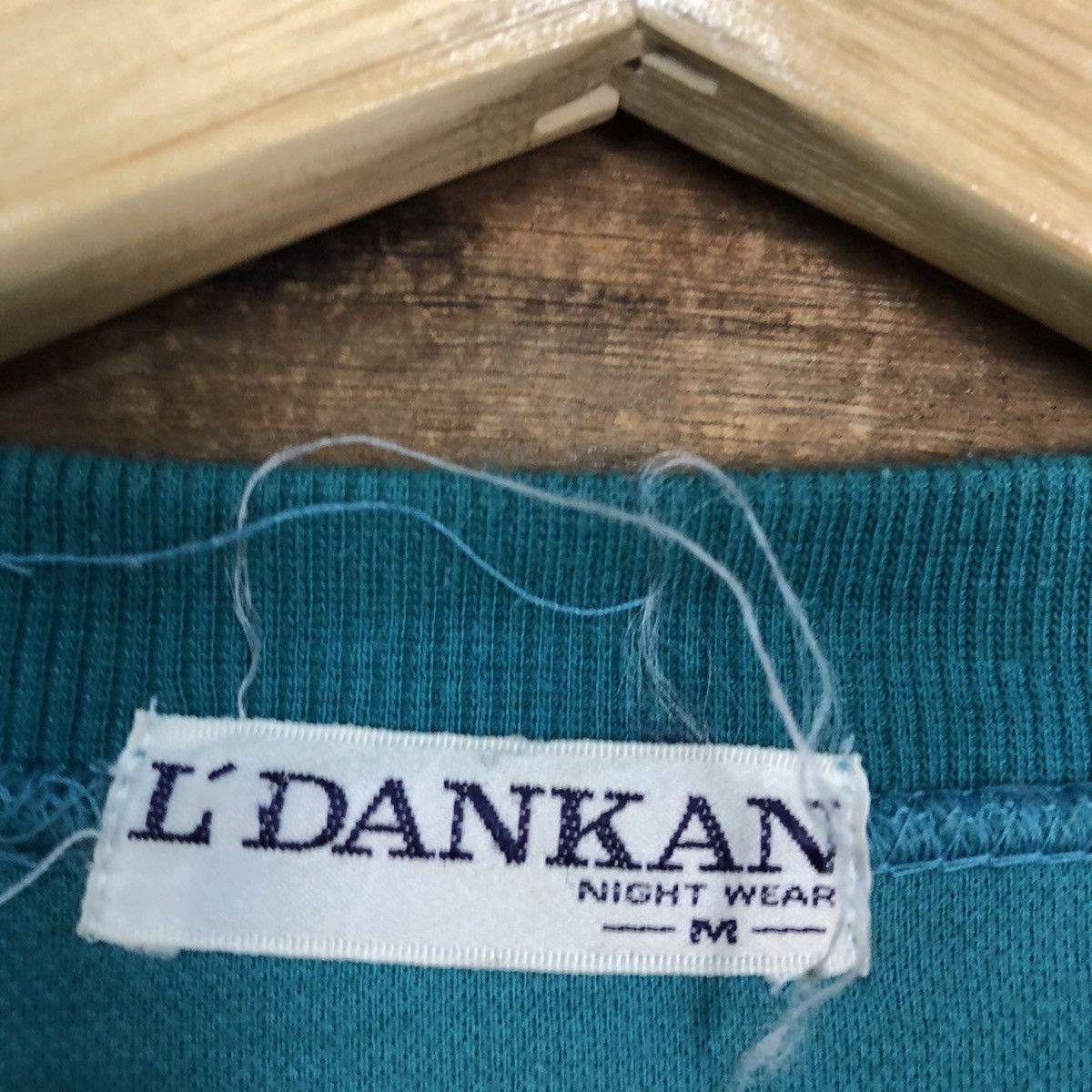 Japanese Brand × Vintage L’Dankan Nightwear Green Sweatshirt #5603 Size US M / EU 48-50 / 2 - 11 Thumbnail