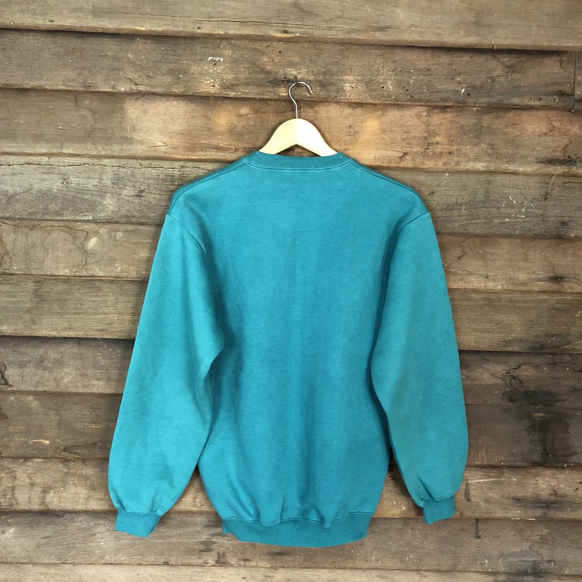 Japanese Brand × Vintage L’Dankan Nightwear Green Sweatshirt #5603 Size US M / EU 48-50 / 2 - 12 Thumbnail