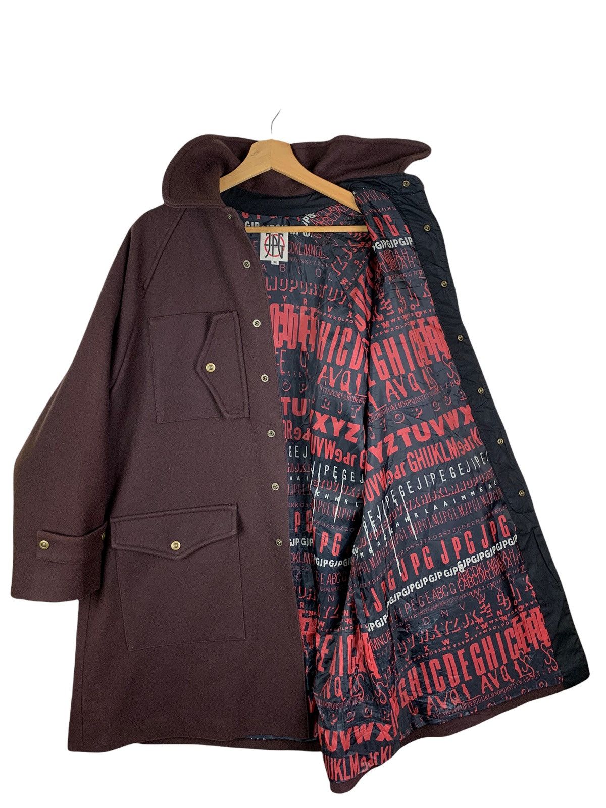 Jean Paul Gaultier 🔥Jean Paul Gaultier Wool Blend Mark Jacket Size US XXS / EU 40 - 16 Thumbnail