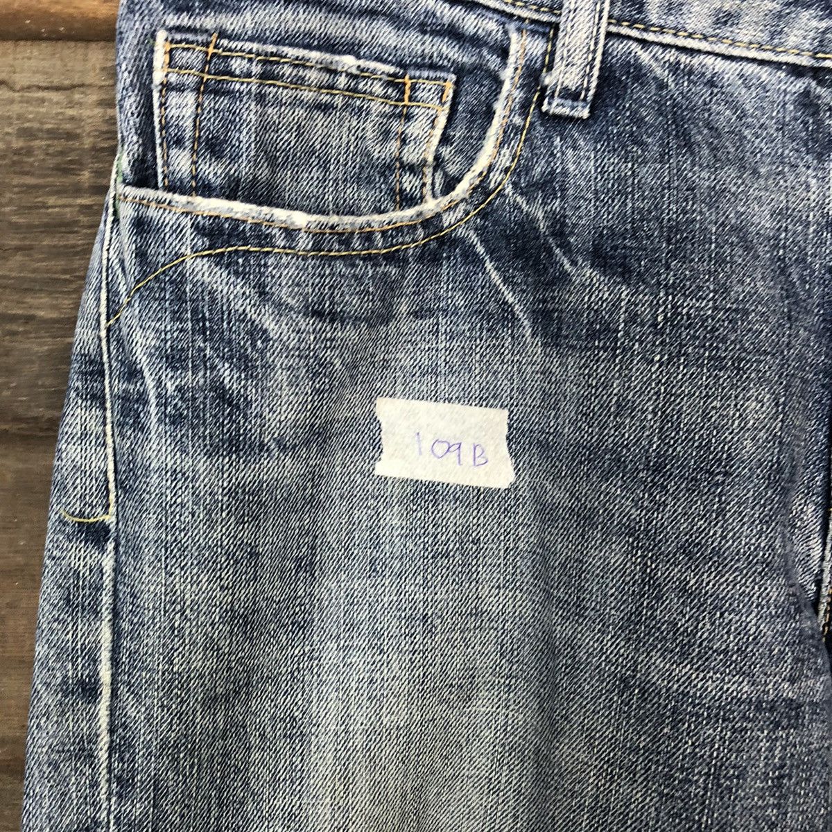 Uniqlo Uniqlo japan Blue Distressed Denim Pants #109 Size US 30 / EU 46 - 10 Thumbnail