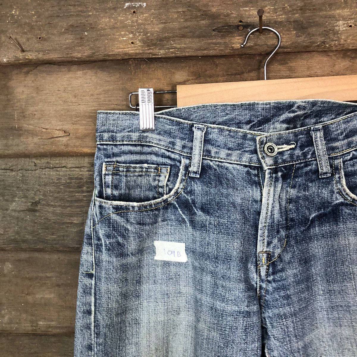 Uniqlo Uniqlo japan Blue Distressed Denim Pants #109 Size US 30 / EU 46 - 4 Thumbnail