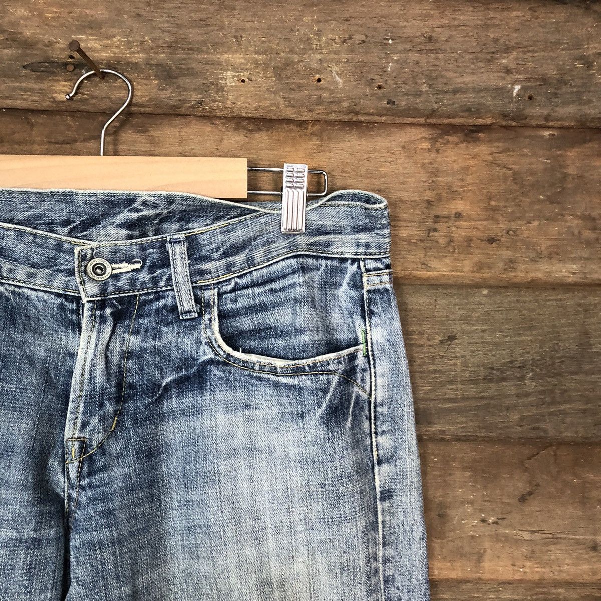 Uniqlo Uniqlo japan Blue Distressed Denim Pants #109 Size US 30 / EU 46 - 5 Thumbnail