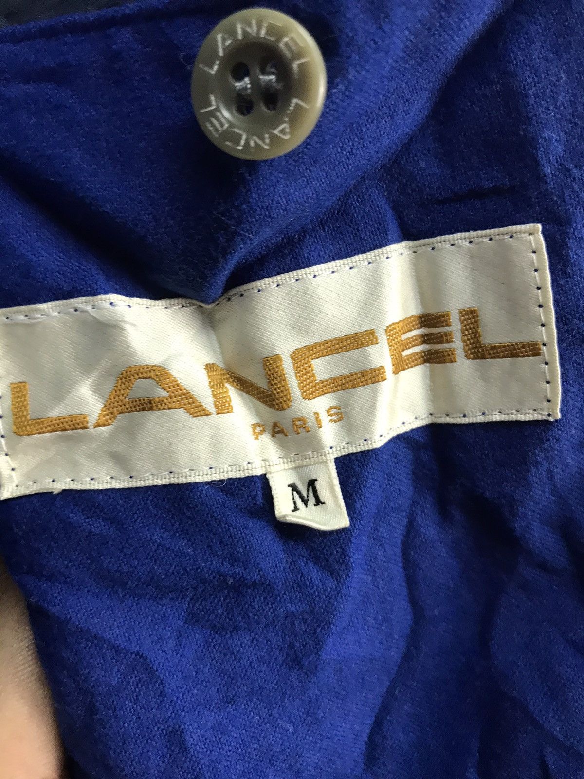 Designer × Lancel Lancel distressed bombers jacket hidden hoodie Size US L / EU 52-54 / 3 - 4 Thumbnail