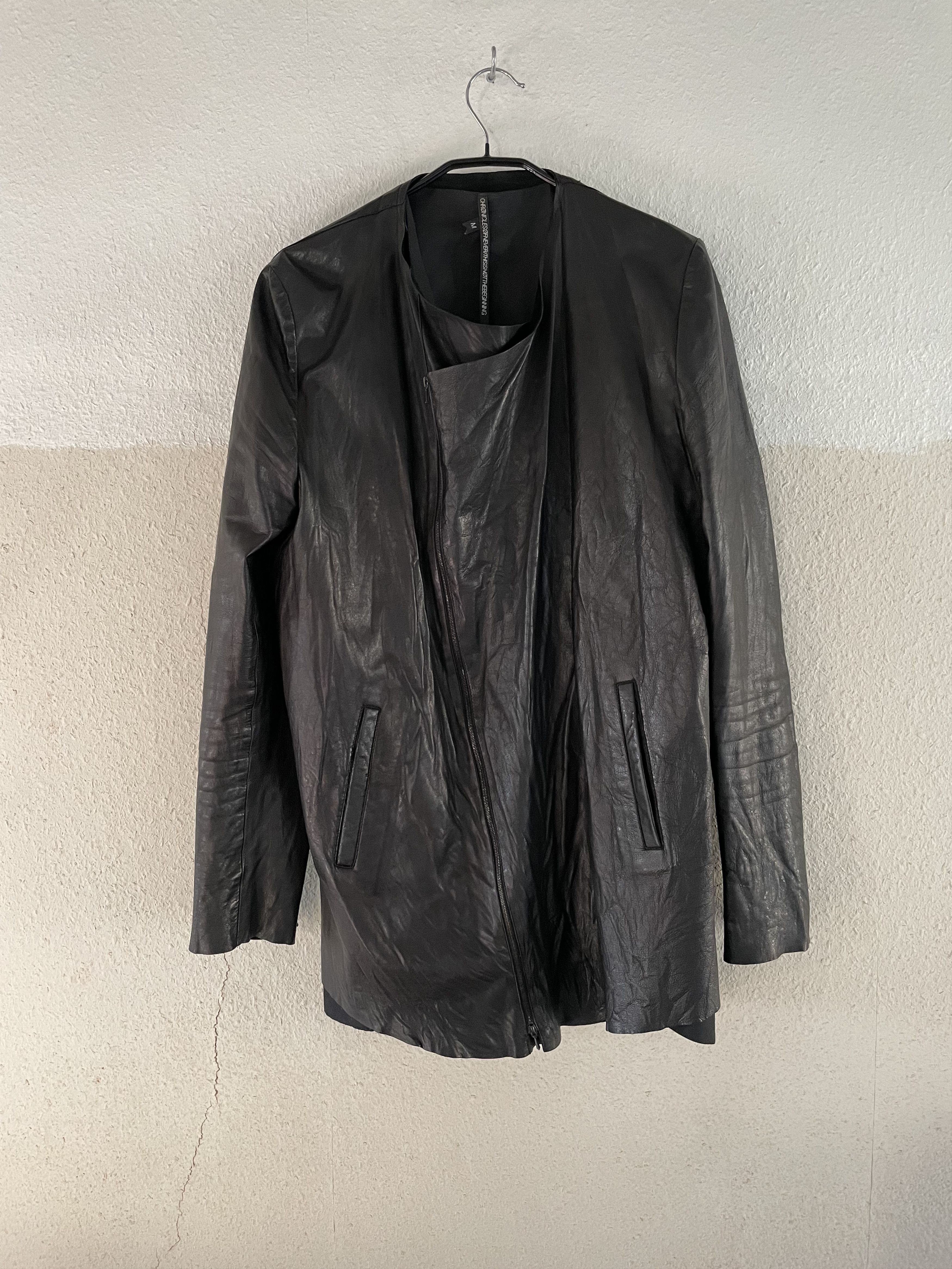 Black Noise White Rain × Chronicles Of Never designer biker zip jacket - not parka coat bomber hoodie Size US M / EU 48-50 / 2 - 1 Thumbnail