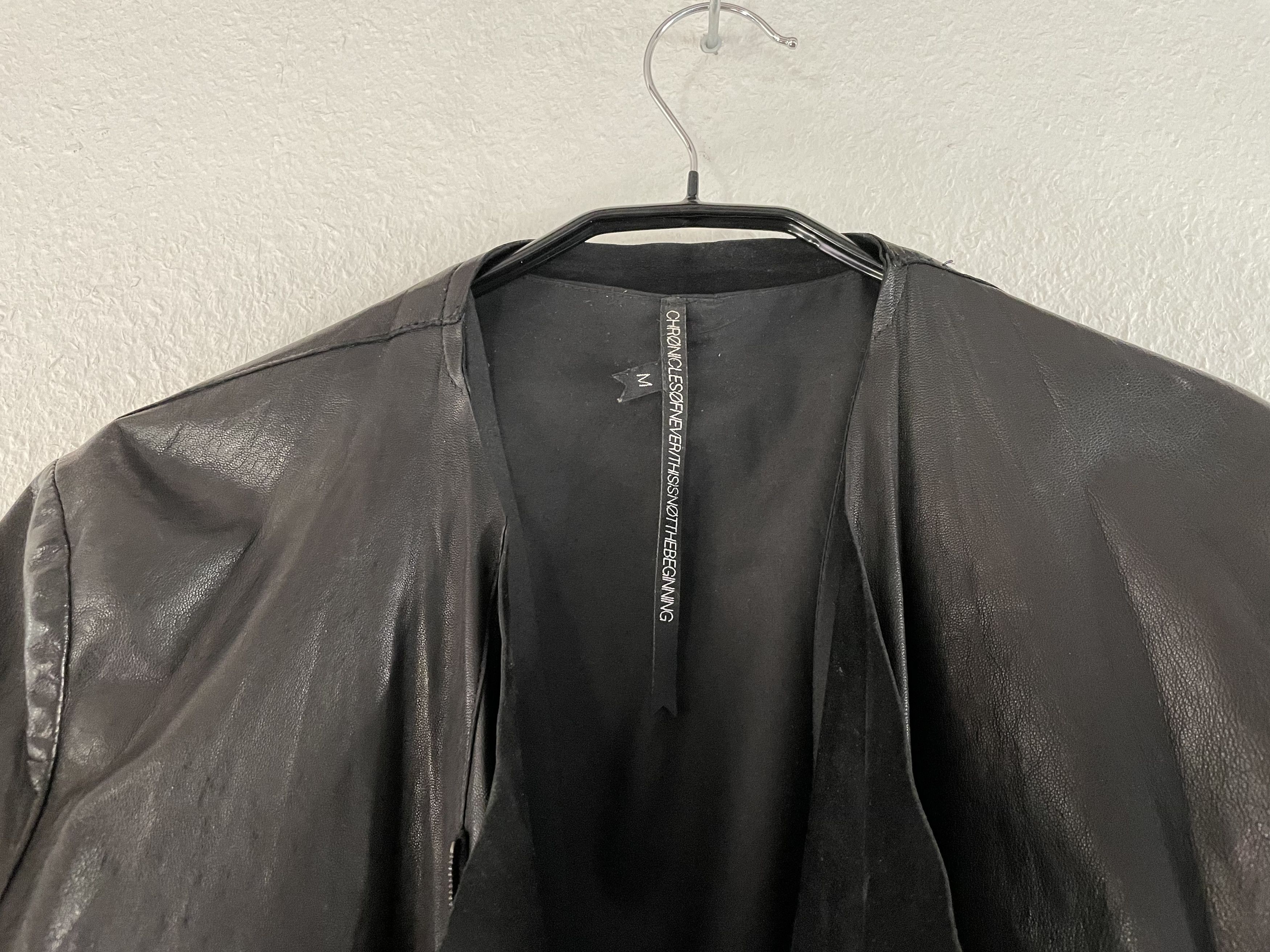 Black Noise White Rain × Chronicles Of Never designer biker zip jacket - not parka coat bomber hoodie Size US M / EU 48-50 / 2 - 5 Thumbnail