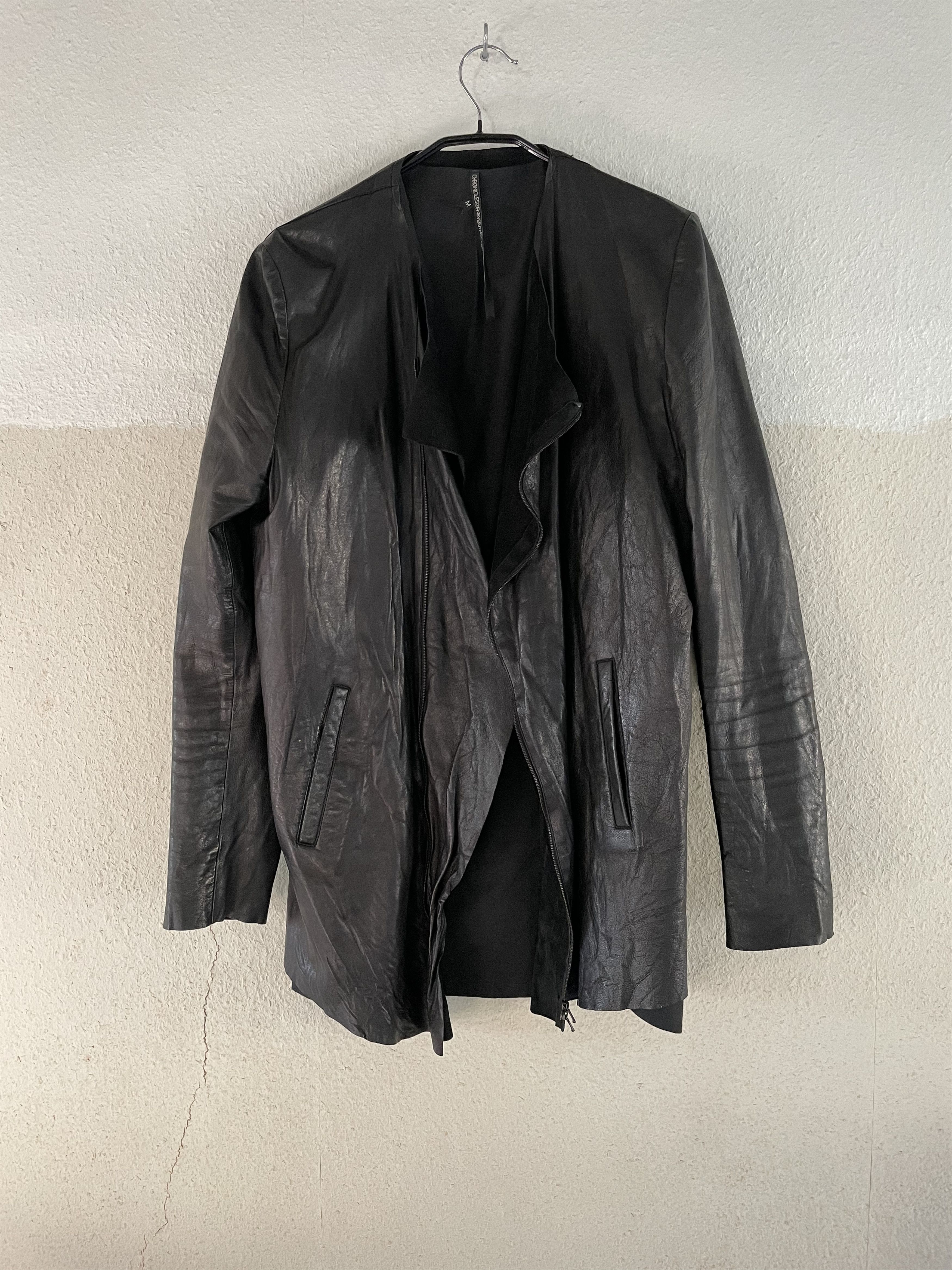Black Noise White Rain × Chronicles Of Never designer biker zip jacket - not parka coat bomber hoodie Size US M / EU 48-50 / 2 - 2 Thumbnail