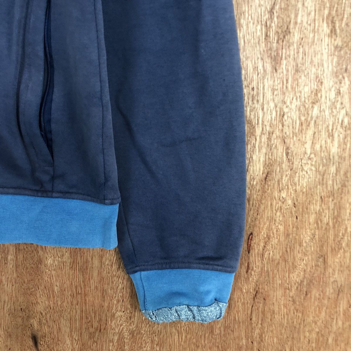 Adidas Adidas 3 stripe vintage logo Blue Sweater #1971 Size US L / EU 52-54 / 3 - 4 Thumbnail