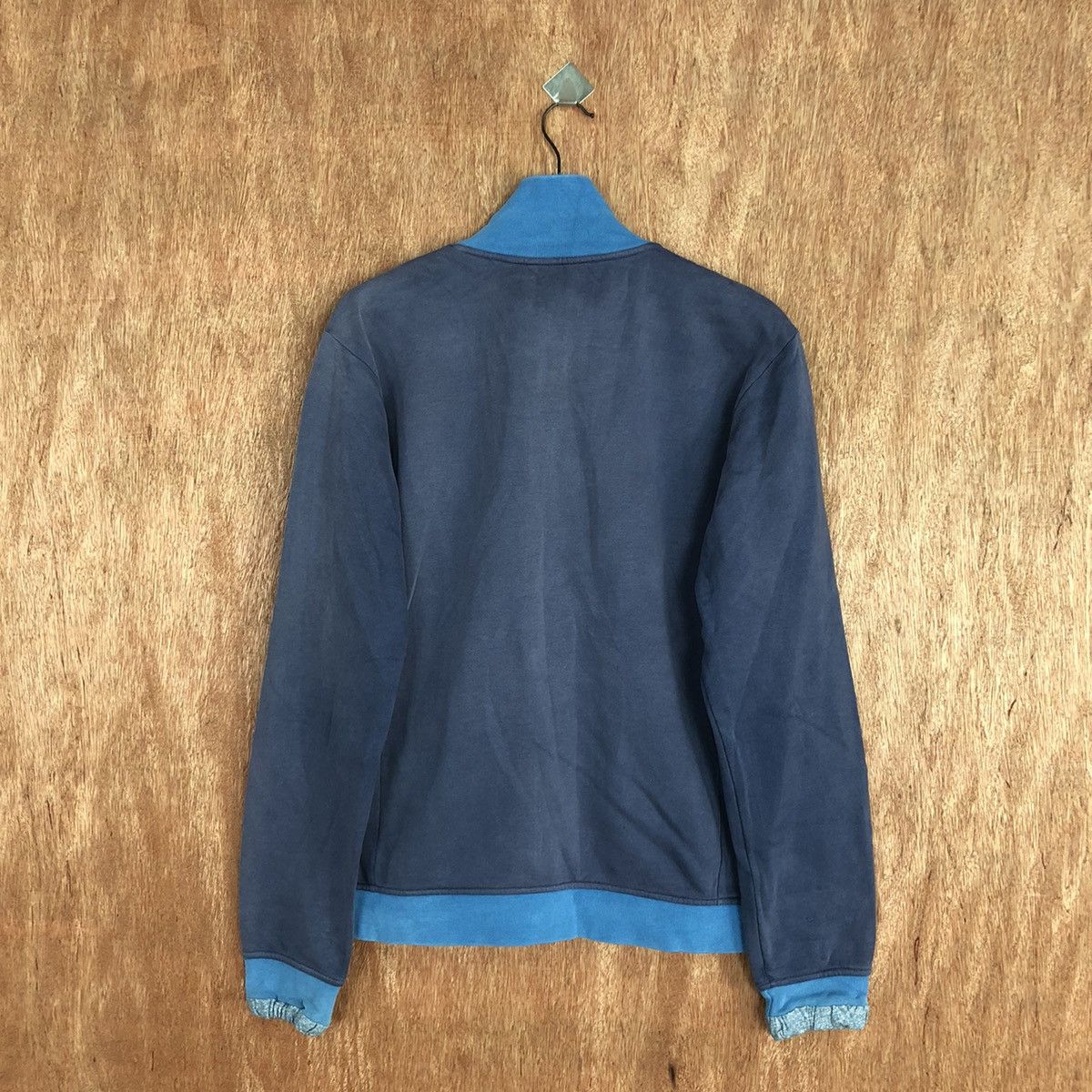 Adidas Adidas 3 stripe vintage logo Blue Sweater #1971 Size US L / EU 52-54 / 3 - 15 Thumbnail