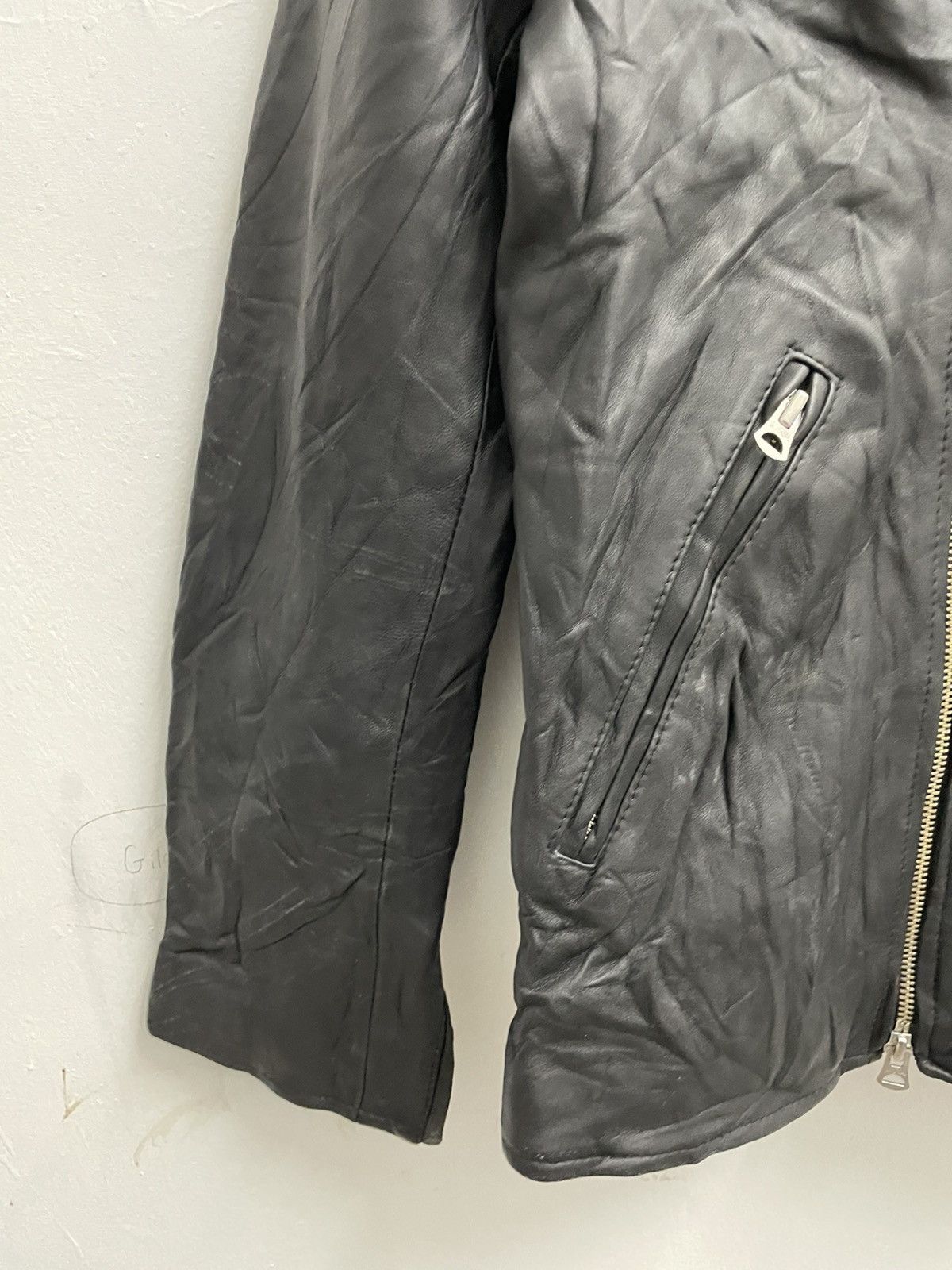URBAN RESEARCH DOORS Urban Research Double Collar Leather Jacket Size US XS / EU 42 / 0 - 7 Thumbnail