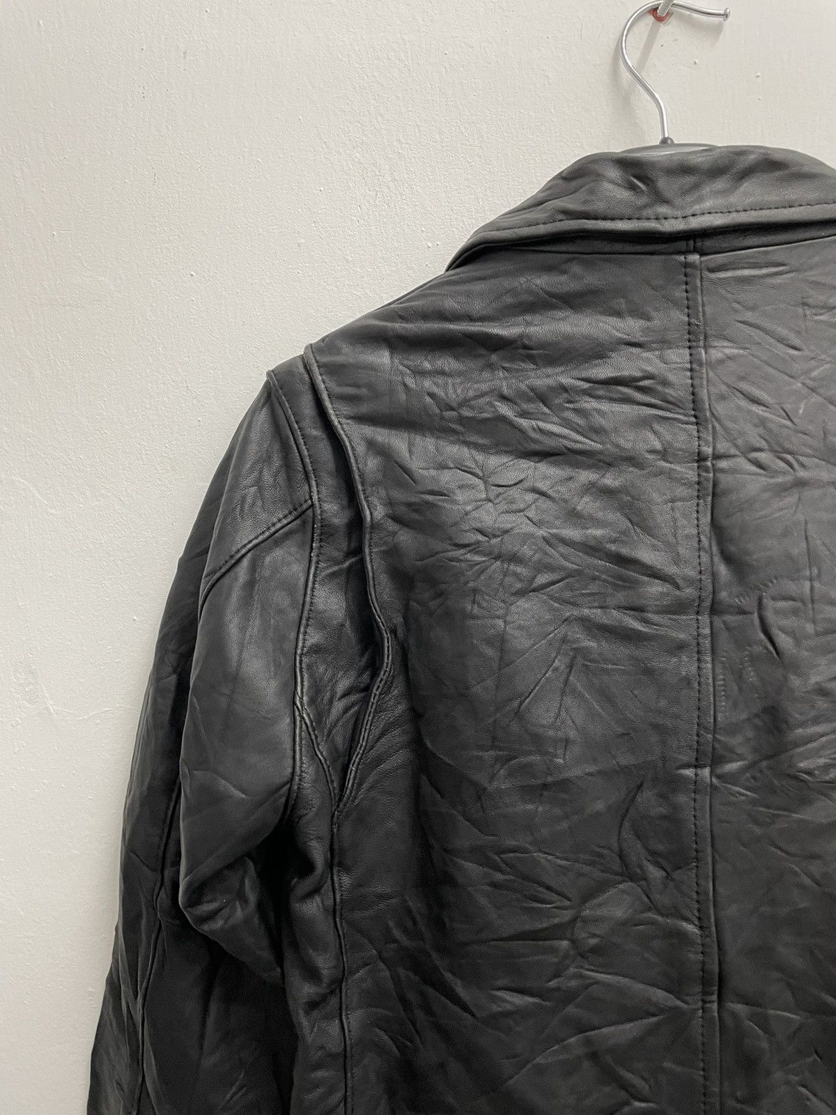 URBAN RESEARCH DOORS Urban Research Double Collar Leather Jacket Size US XS / EU 42 / 0 - 11 Thumbnail