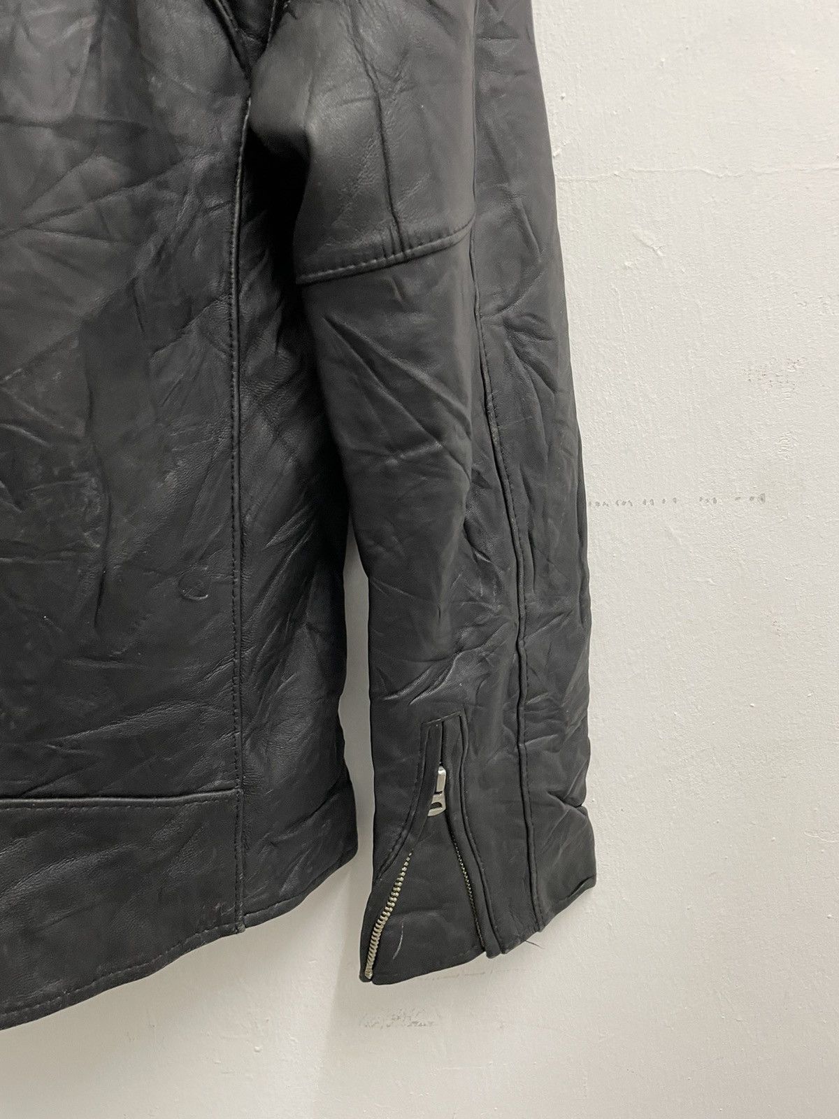 URBAN RESEARCH DOORS Urban Research Double Collar Leather Jacket Size US XS / EU 42 / 0 - 13 Thumbnail