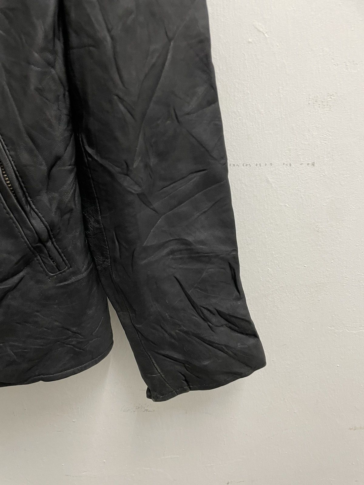 URBAN RESEARCH DOORS Urban Research Double Collar Leather Jacket Size US XS / EU 42 / 0 - 5 Thumbnail