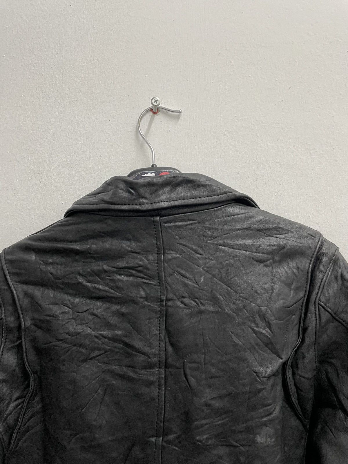 URBAN RESEARCH DOORS Urban Research Double Collar Leather Jacket Size US XS / EU 42 / 0 - 10 Thumbnail