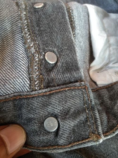 Levi's × Vintage 80s Vintage Levis 501 Grey Made In USA Distressed Jeans Size US 34 / EU 50 - 5 Thumbnail